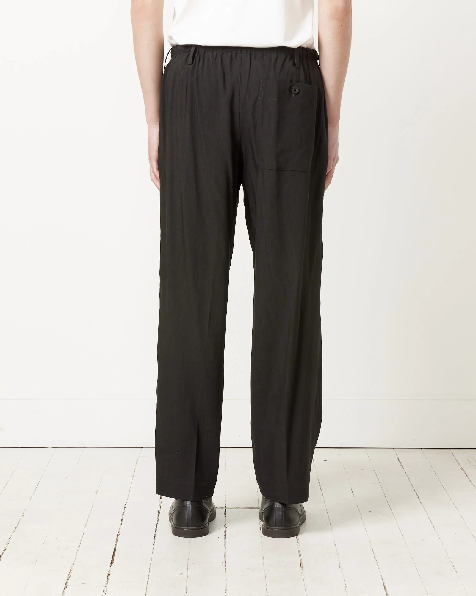 Drawstring Pant in Black - Image 5