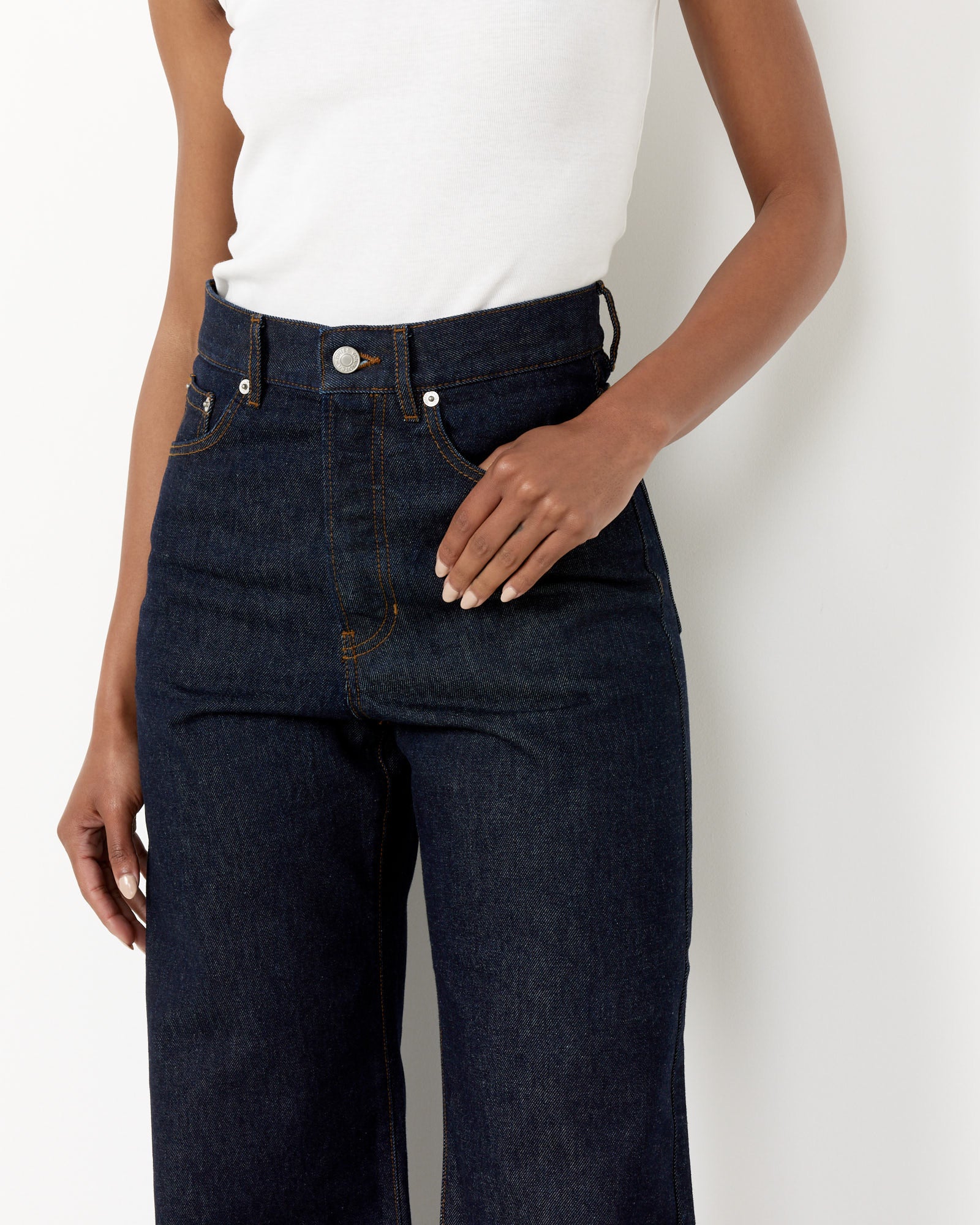 Peyton Denim Pants in Indigo - Image 4