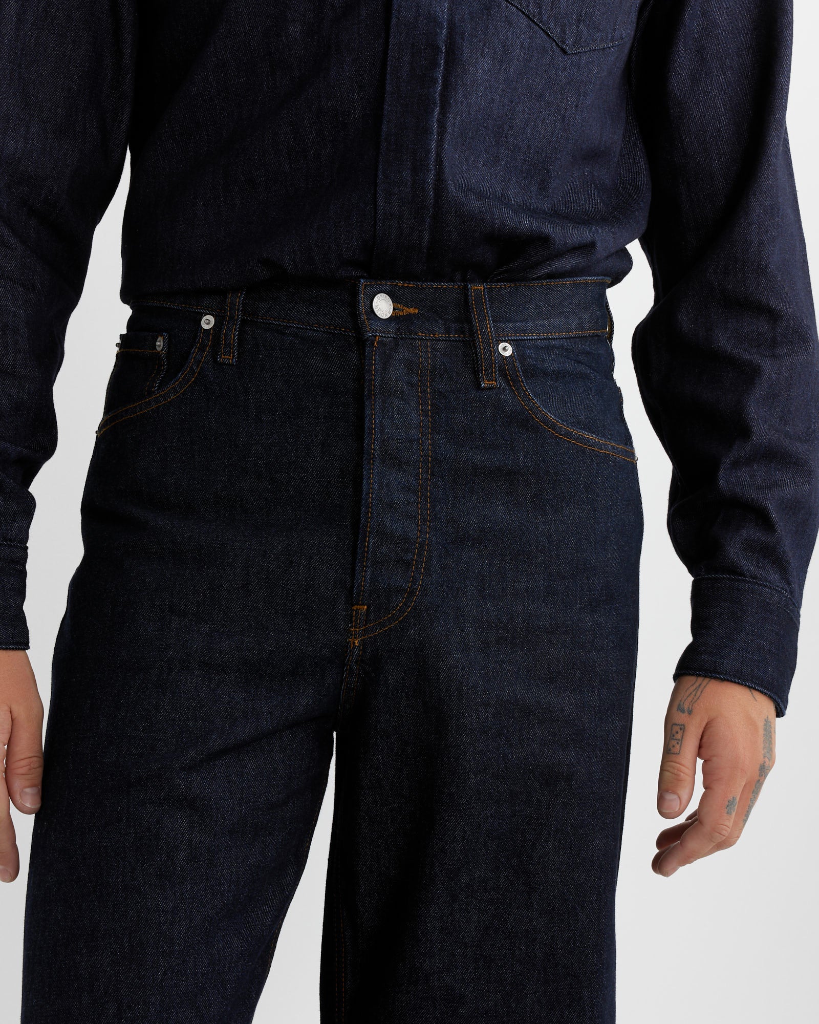 Wide Leg Jeans in Indigo - Image 3
