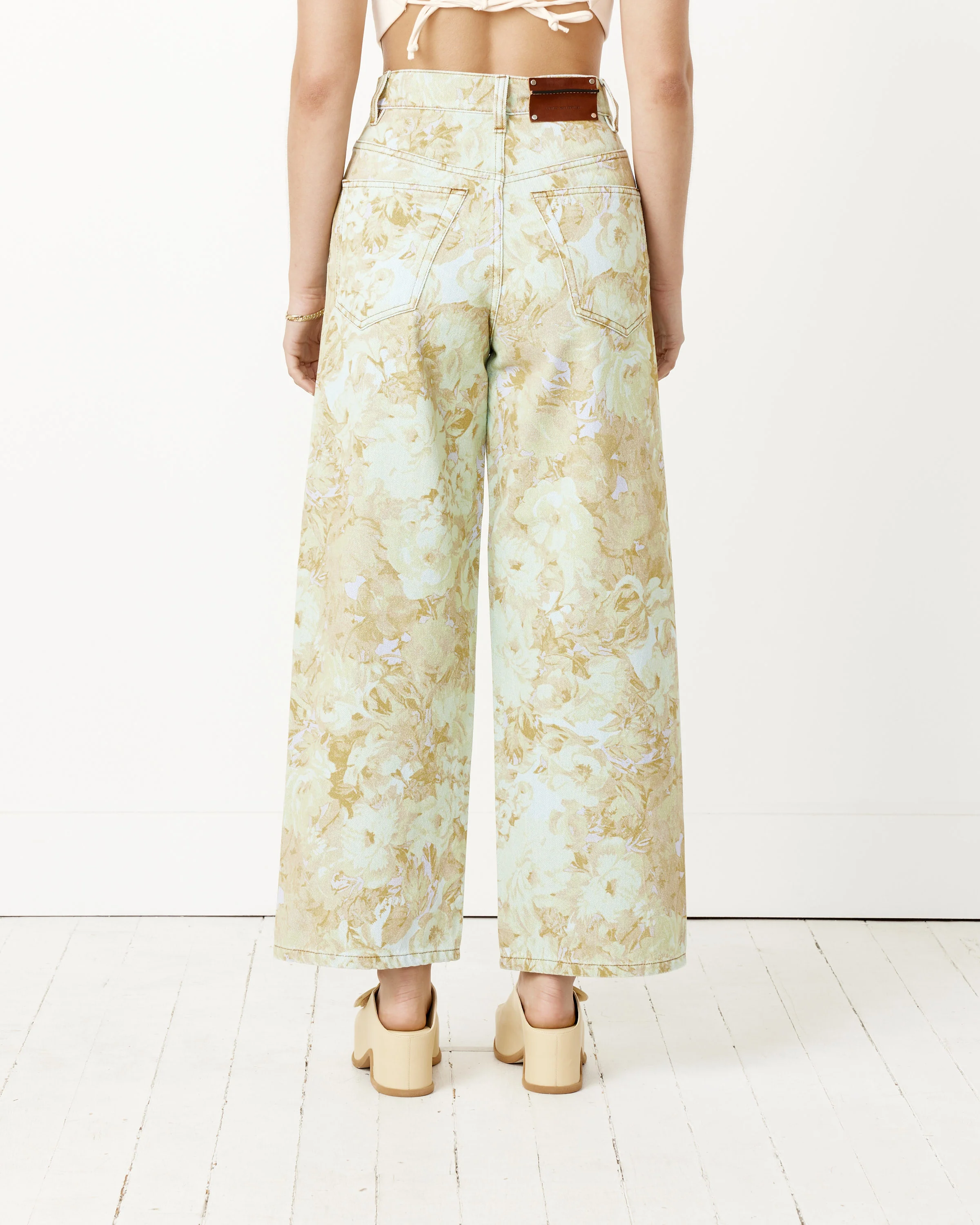 Floral Print Jeans - Image 2