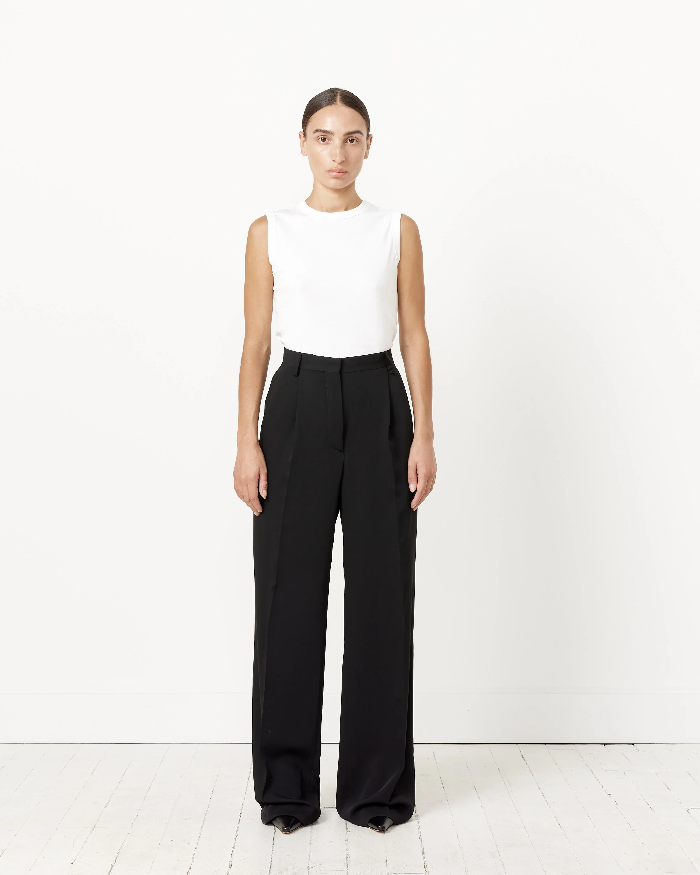 Pleated Wide-Leg Pant - Image 3