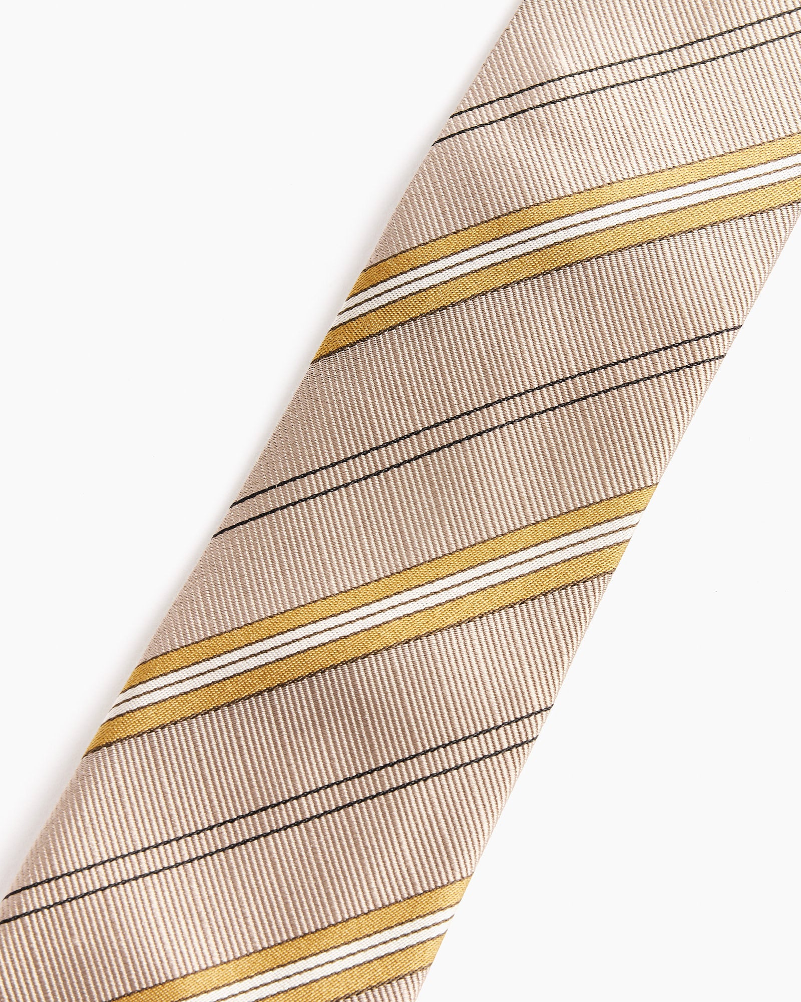 Jacquard Tie in Sand - Image 2