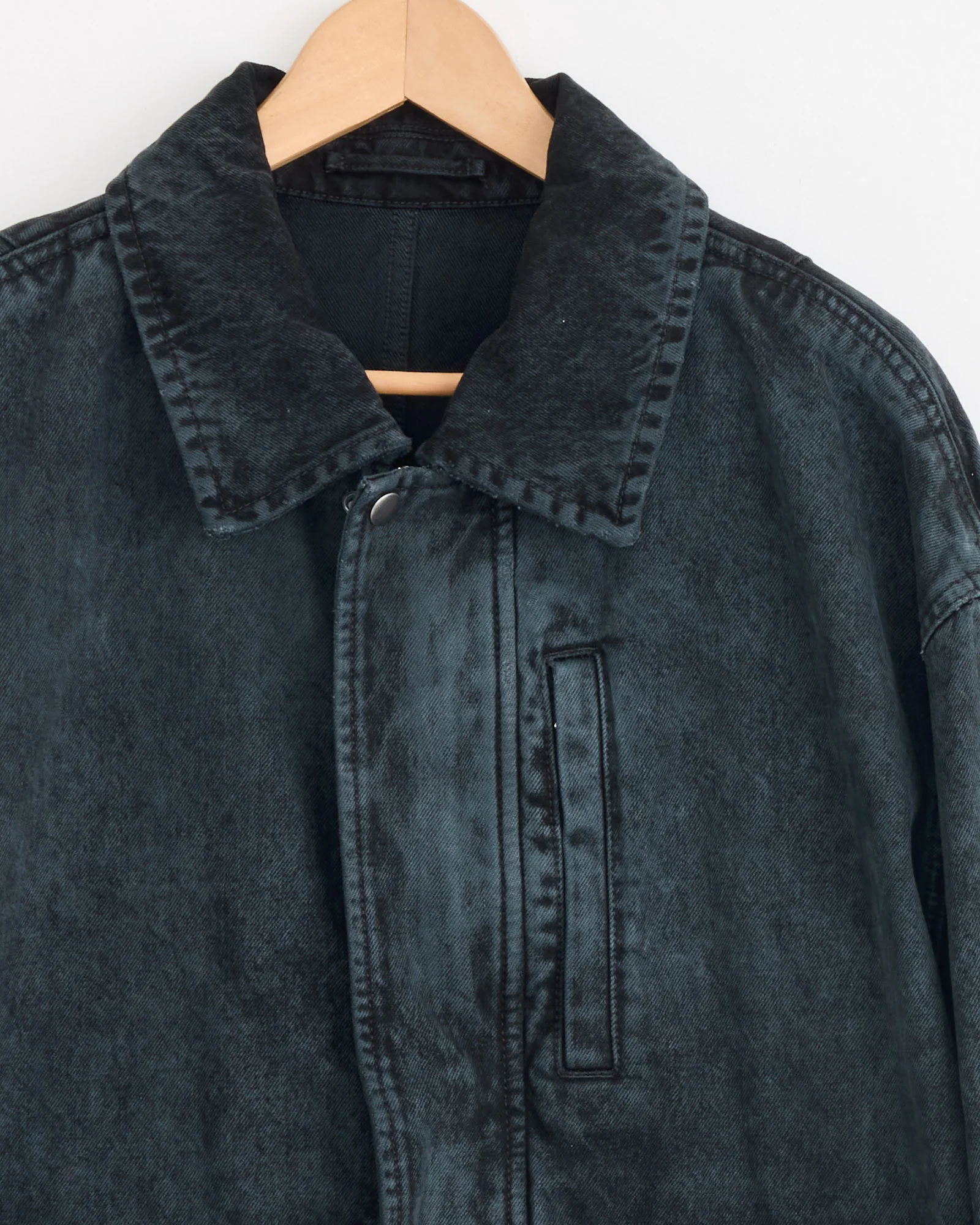 Cotton Jacket in Petrol - Image 2