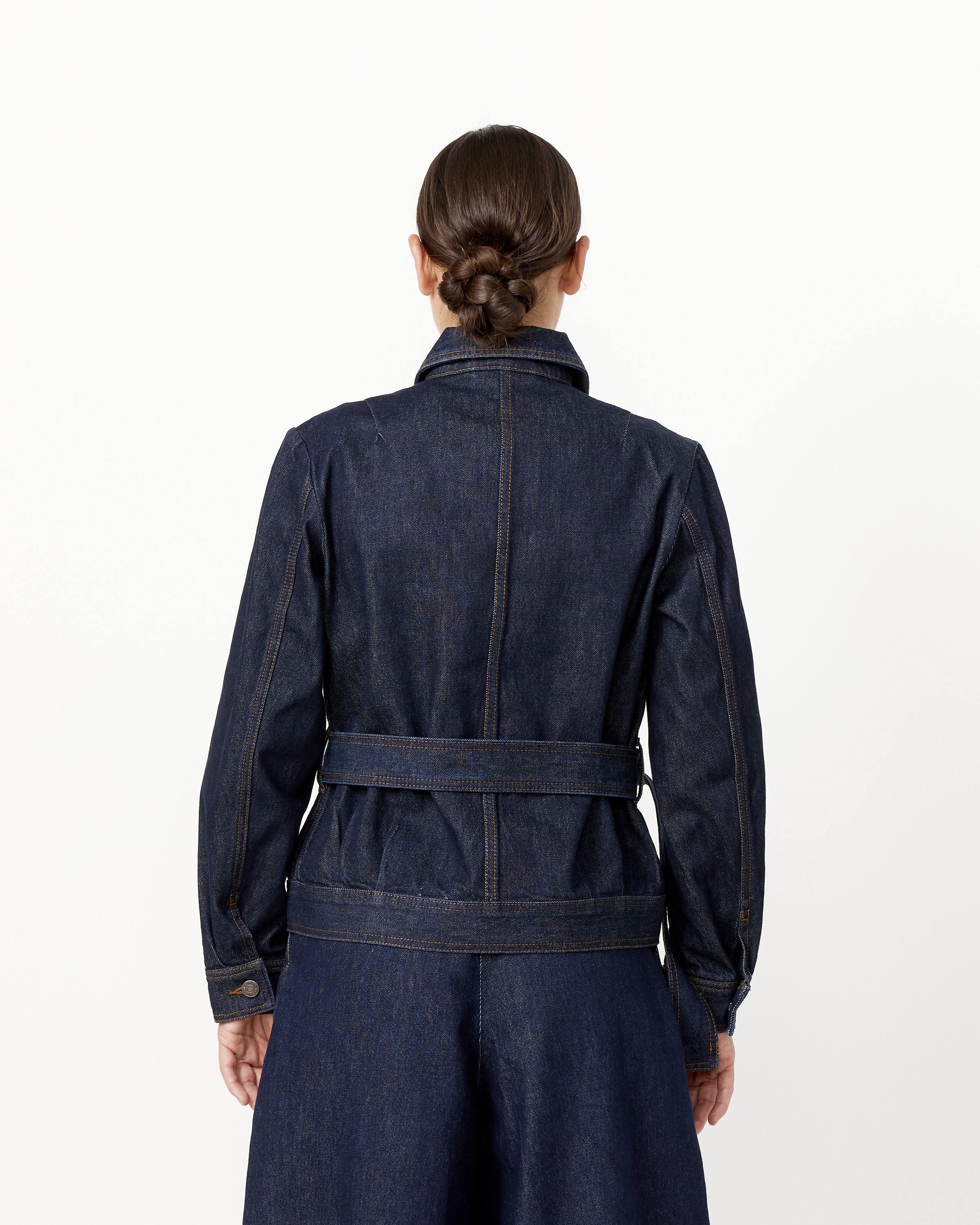 Belted Denim Jacket - Image 4