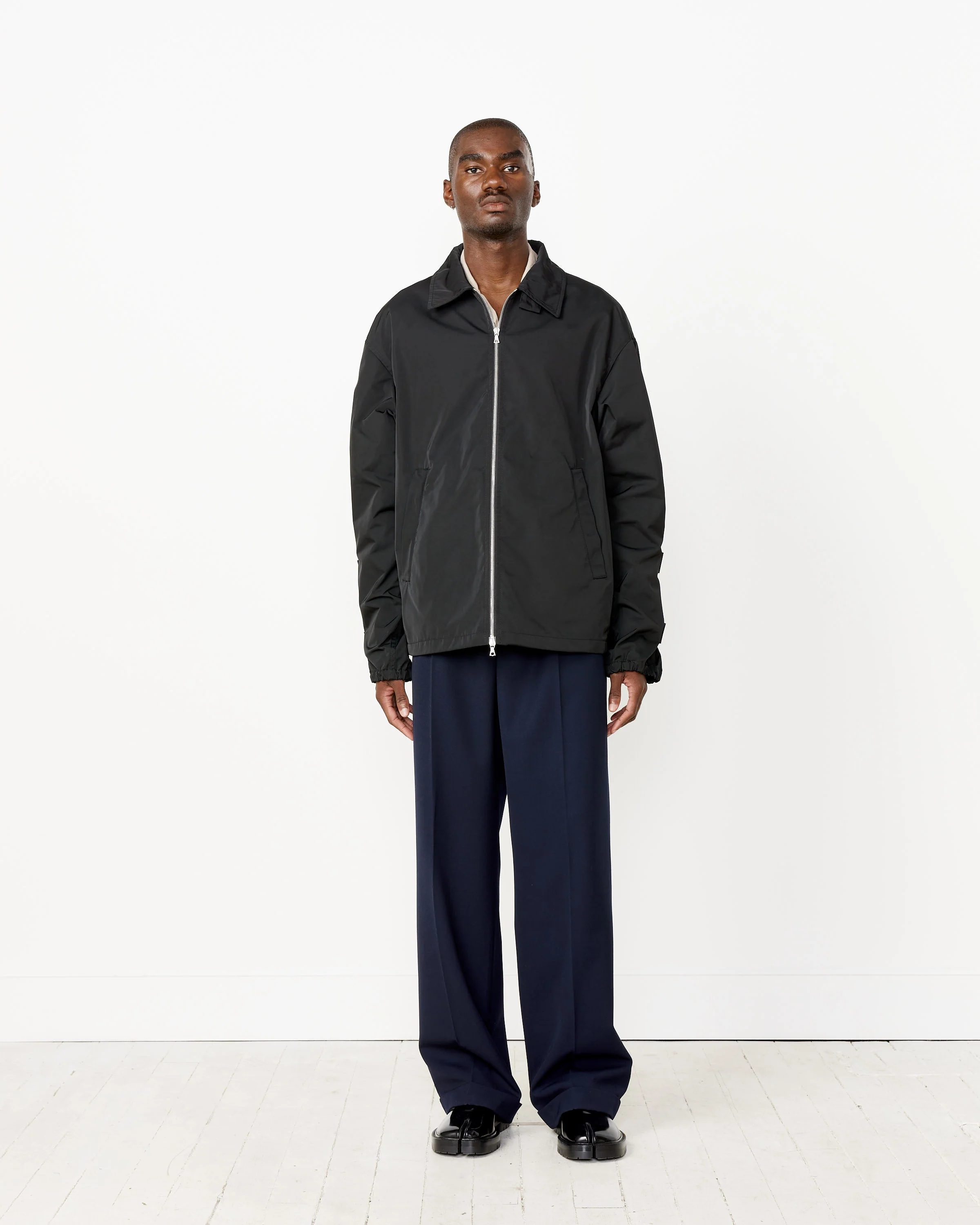 Zip Jacket in Black - Image 3