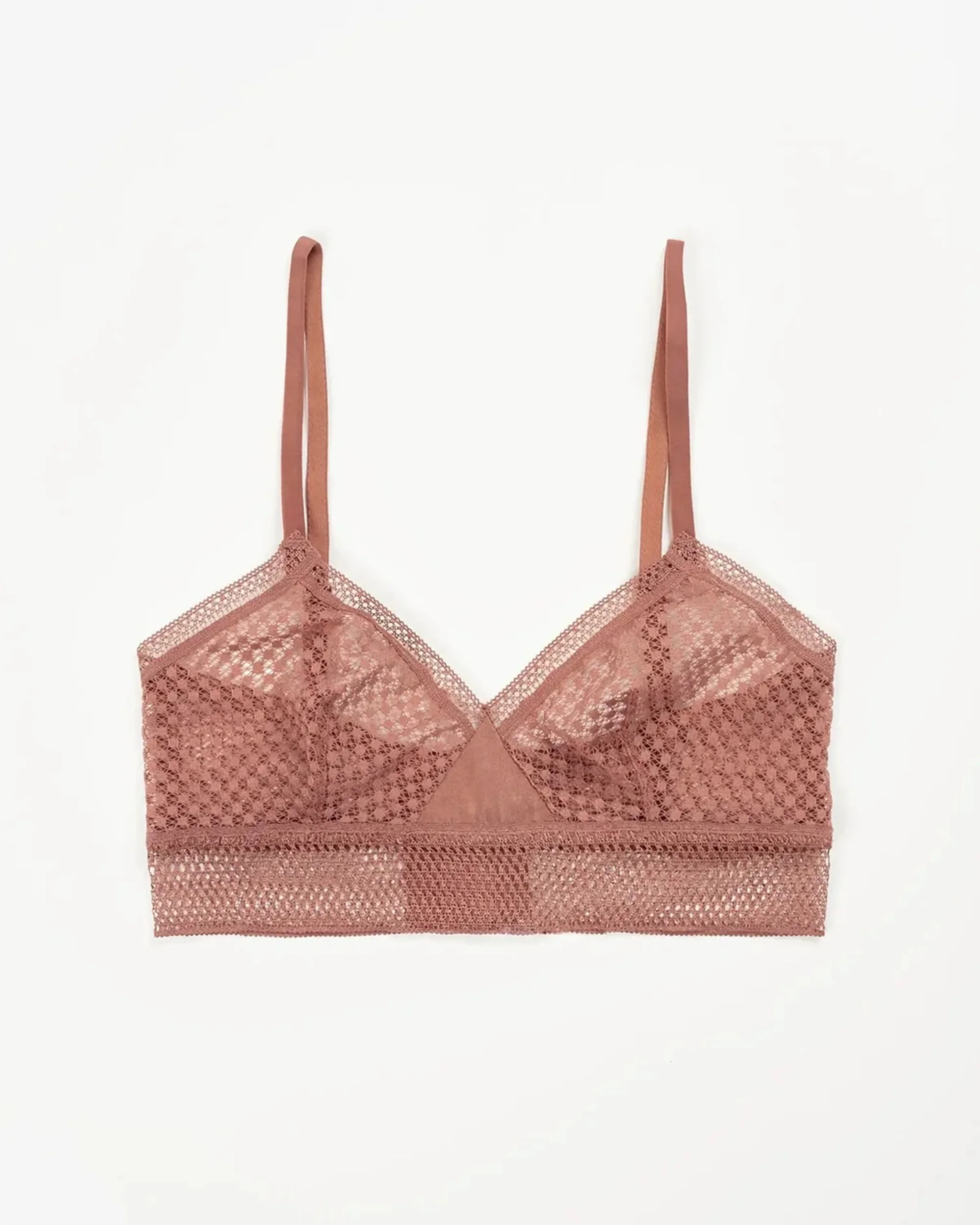 Bella Soft Triangle Bra in Clay