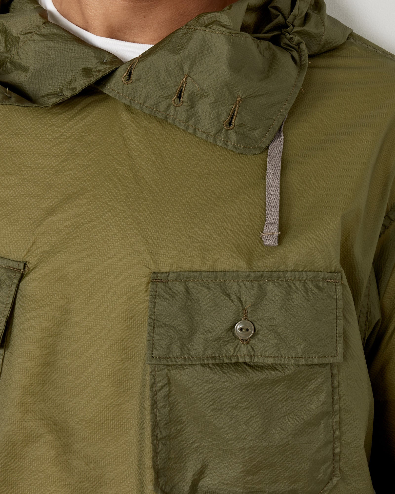 Cagoule Shirt in Olive - Image 4