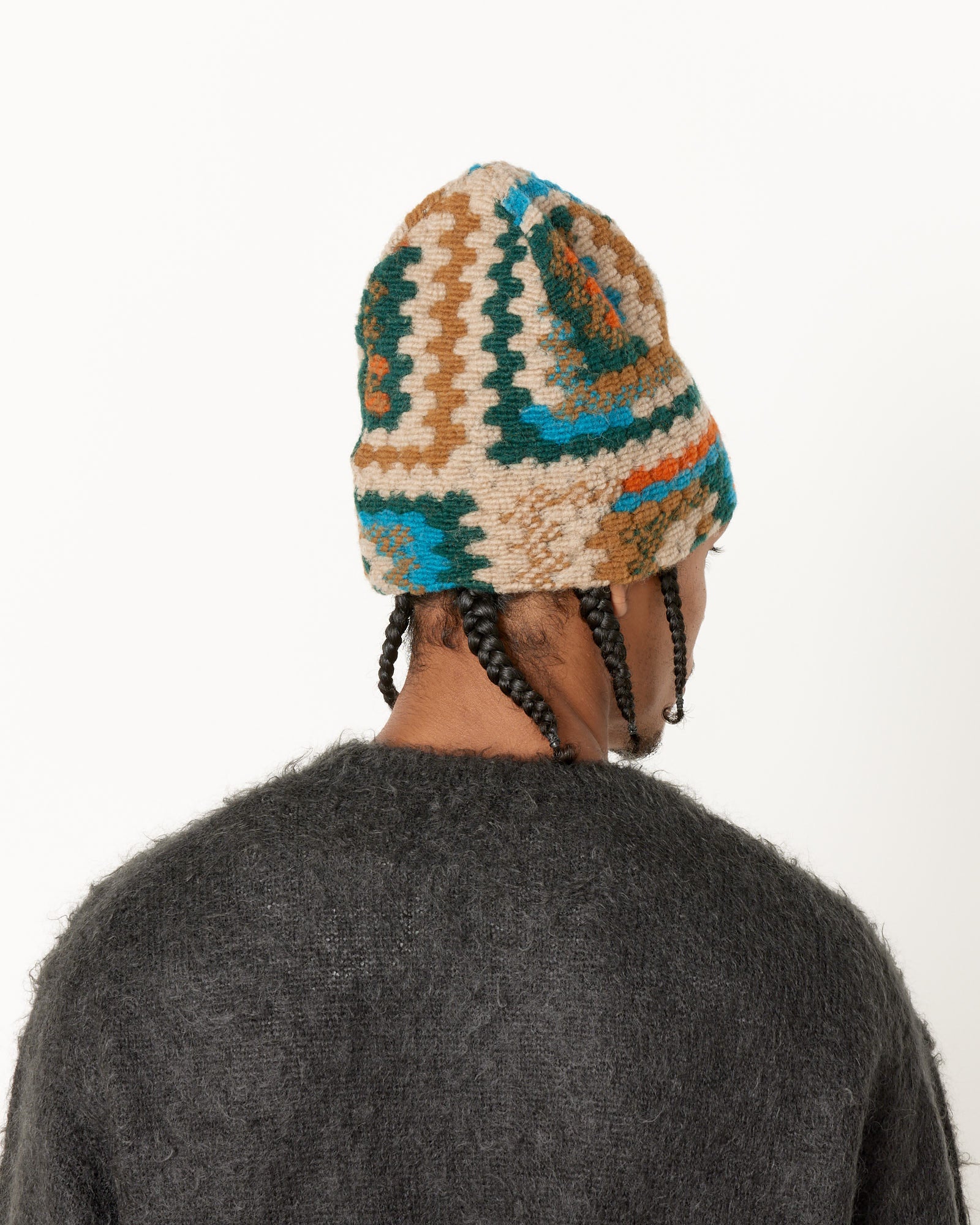 Crochet Knit Beanie - Image 3