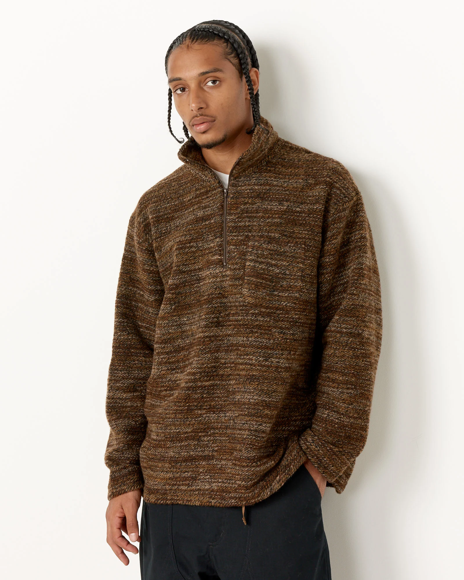 Zip Mock Knit Neck - Image 2