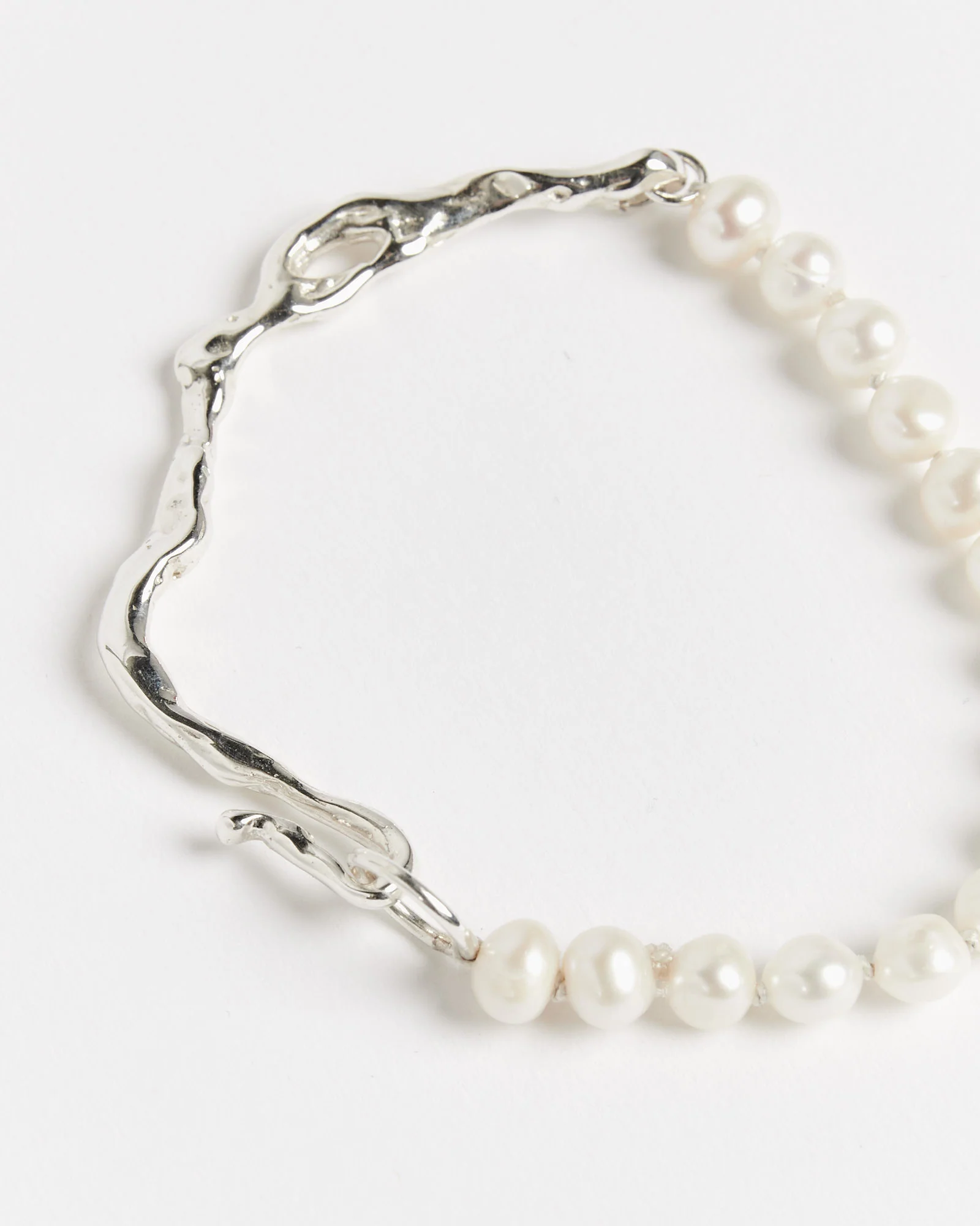 Drip Perla Bracelet in Sterling Silver - Image 3