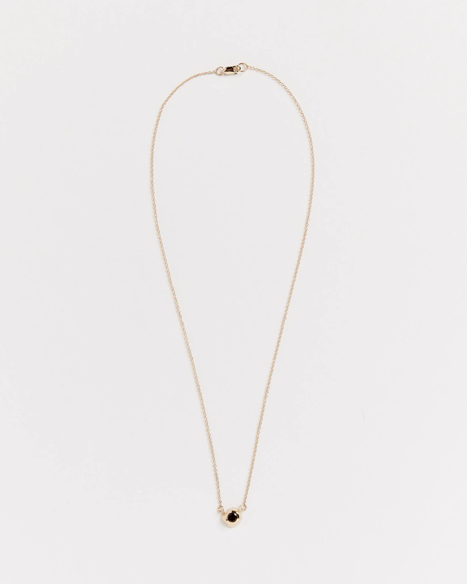Kira Necklace in 14K Gold/Garnet