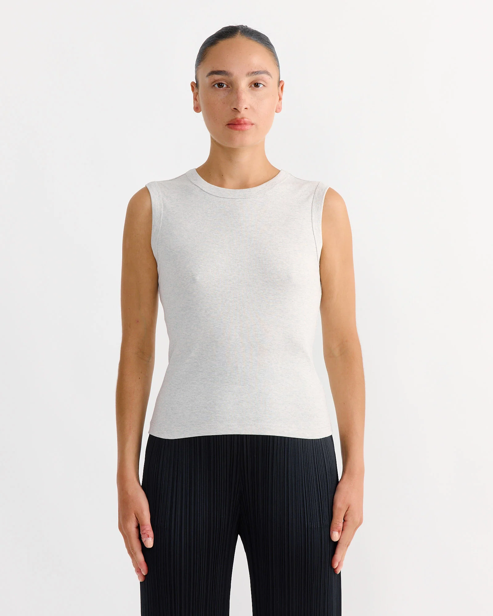 Esme Tank in Heather Grey