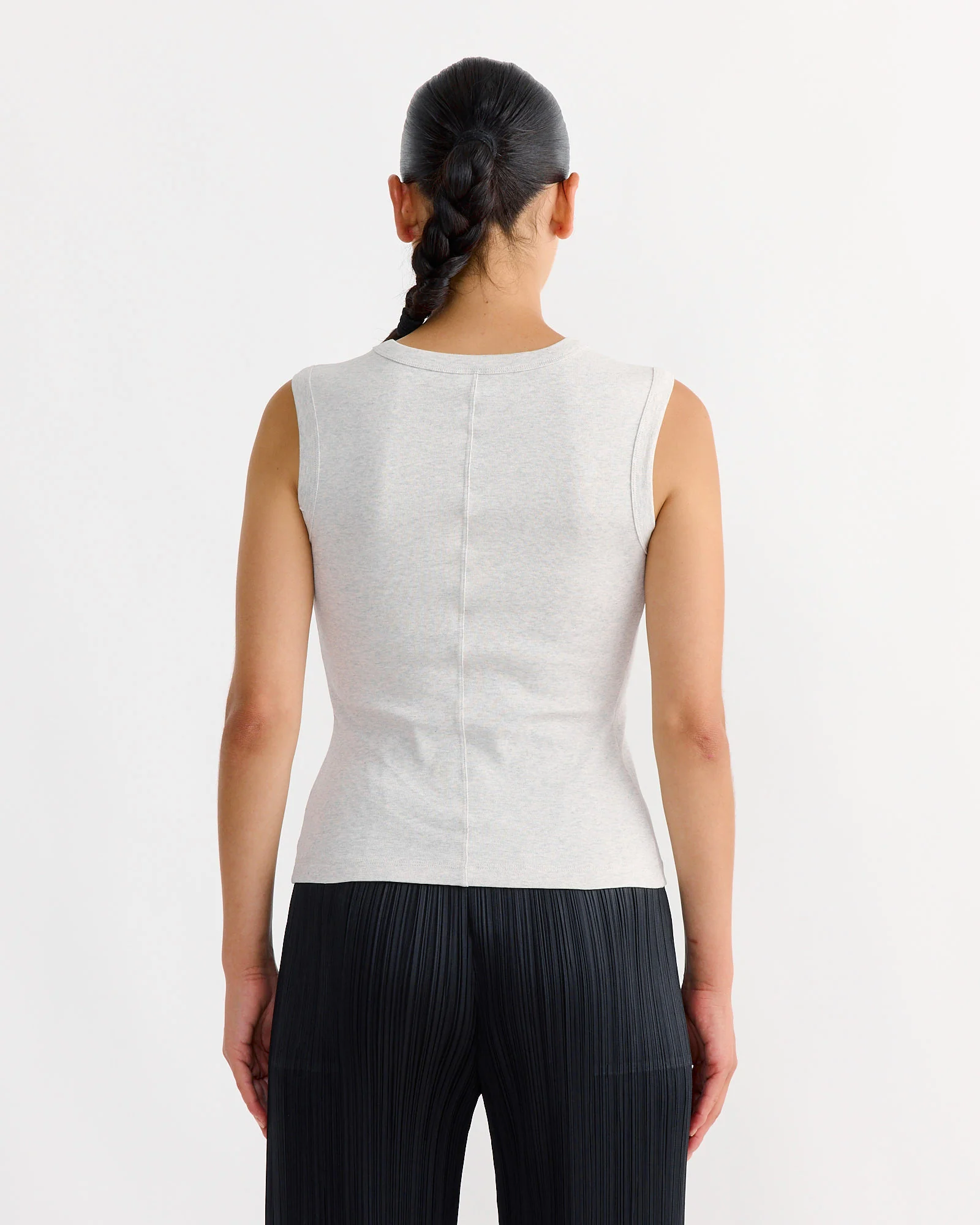 Esme Tank in Heather Grey - Image 2