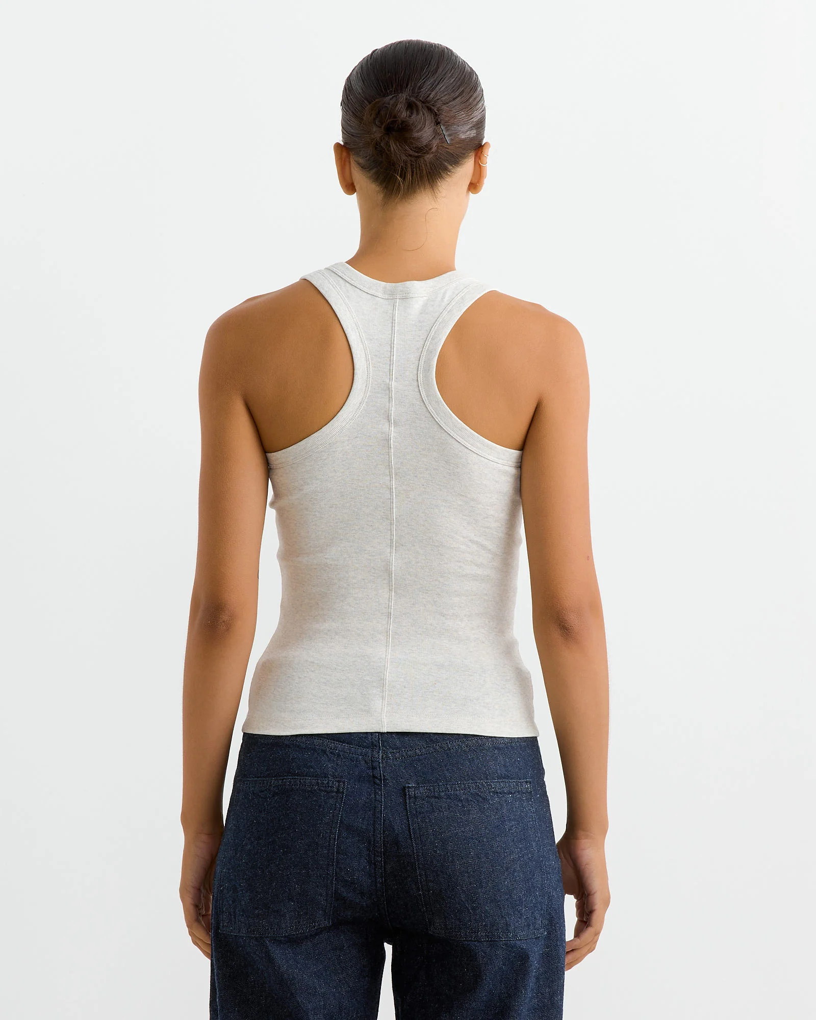 Hannah Tank in Heather Grey - Image 4