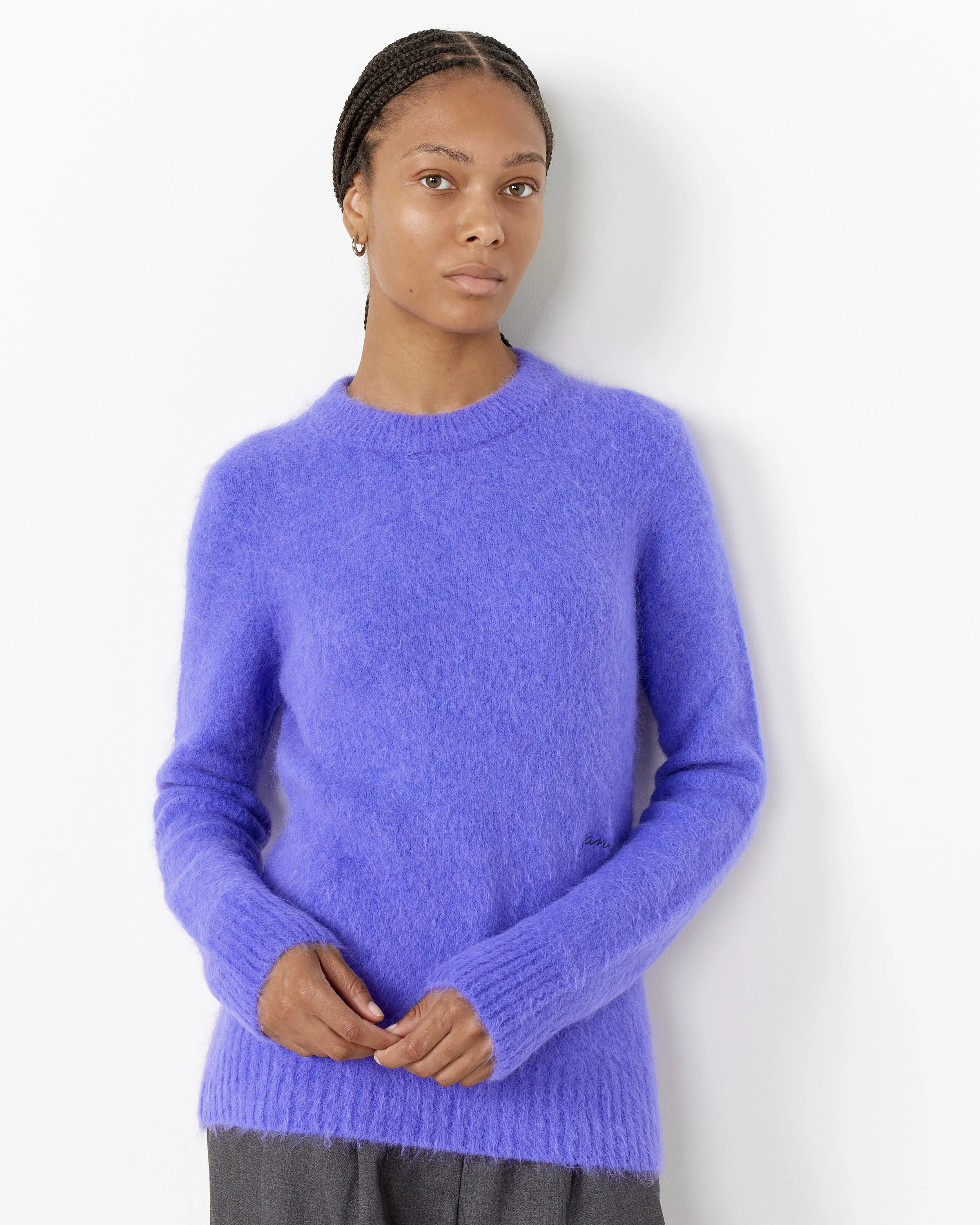 Brushed Alpaca O-Neck - Image 2