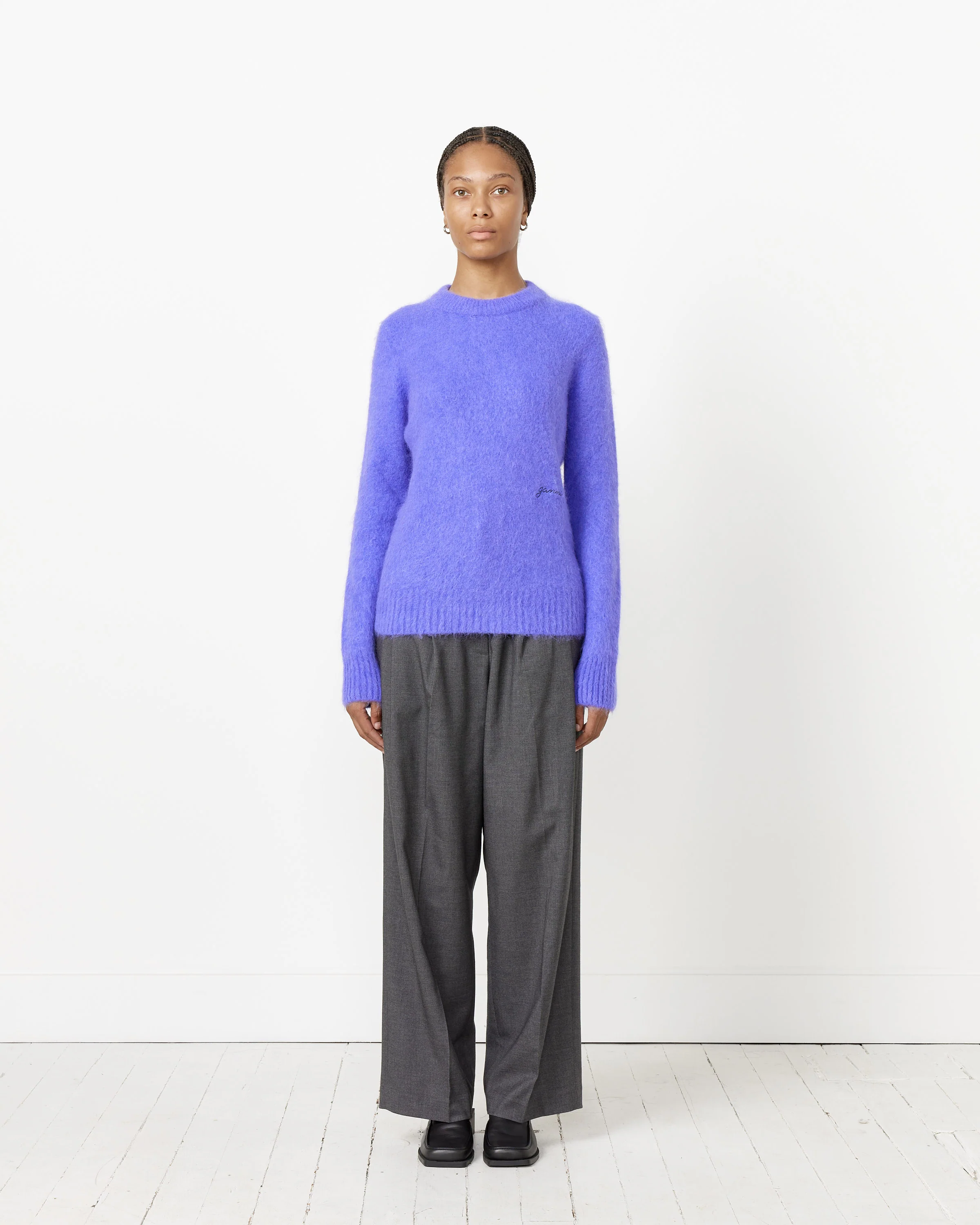 Brushed Alpaca O-Neck - Image 3