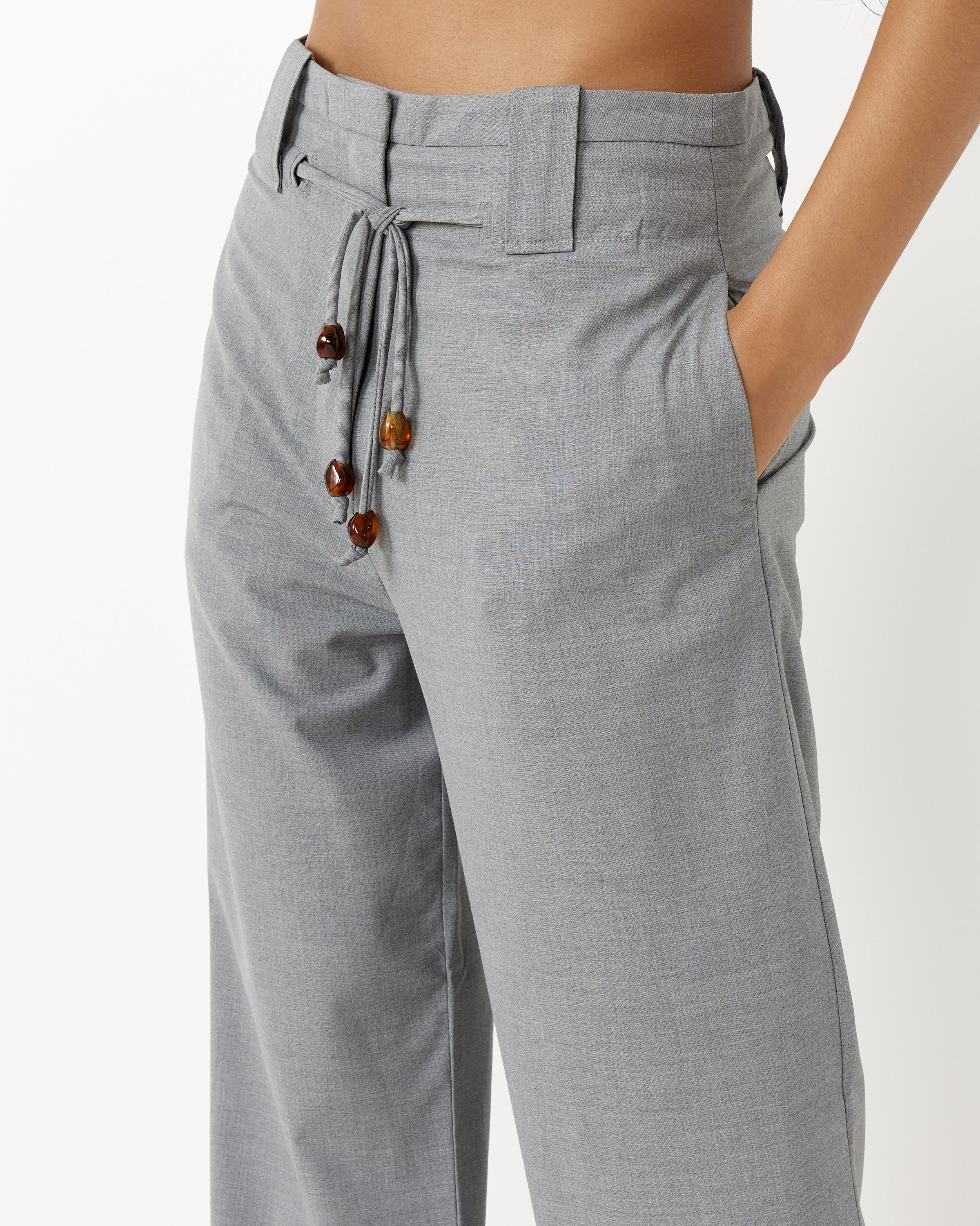 Drapey Mid-High Waisted Pant - Image 2