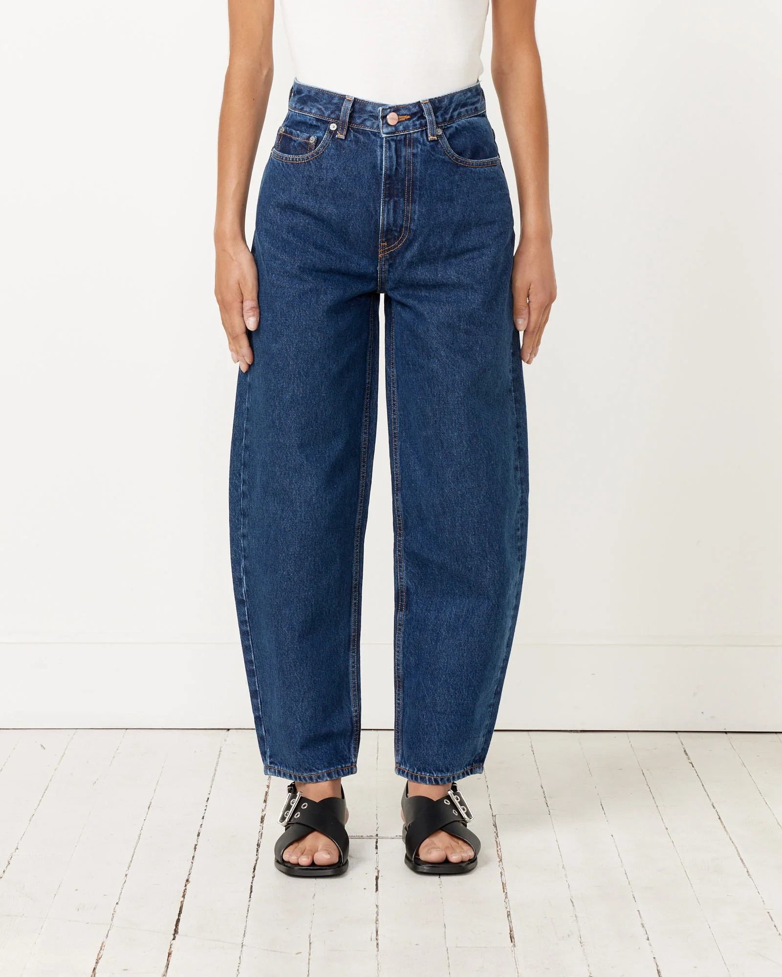Rigid Denim Stary Jean in Dark Blue Stone