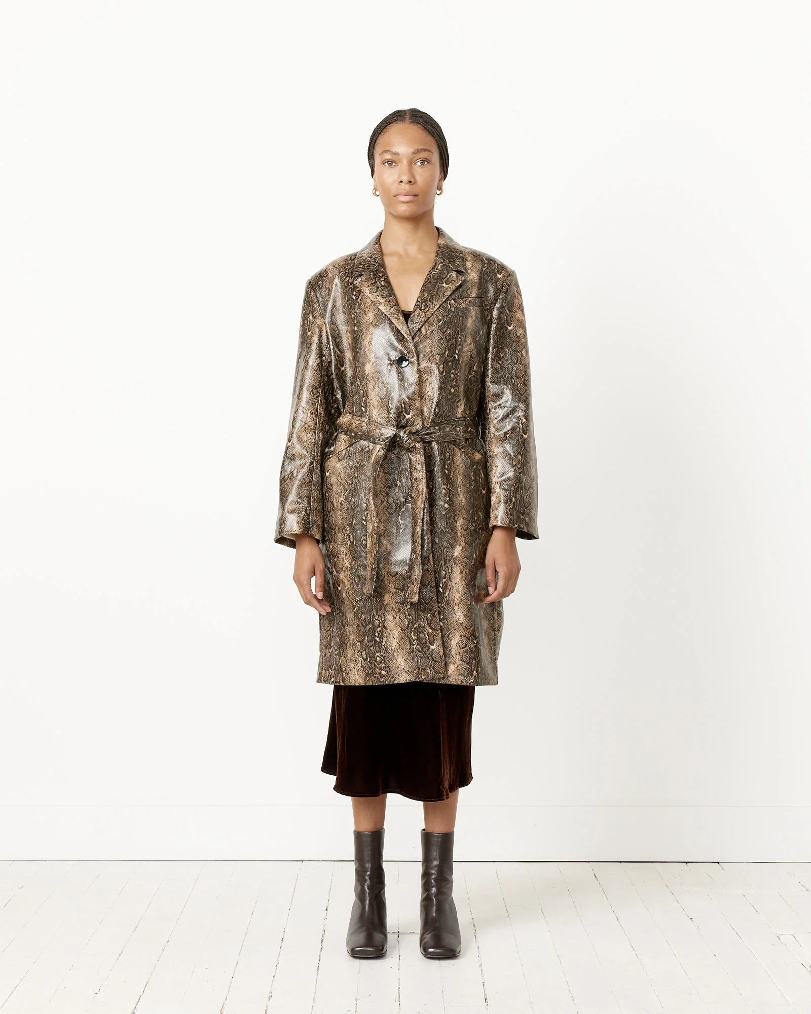 Snake Belt Coat