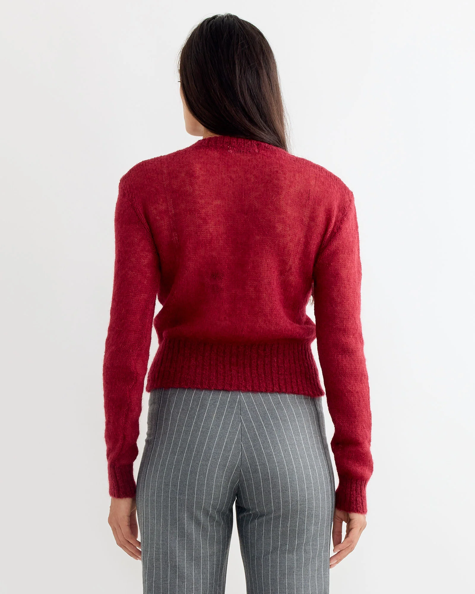 Mum Jumper in Burgundy - Image 3