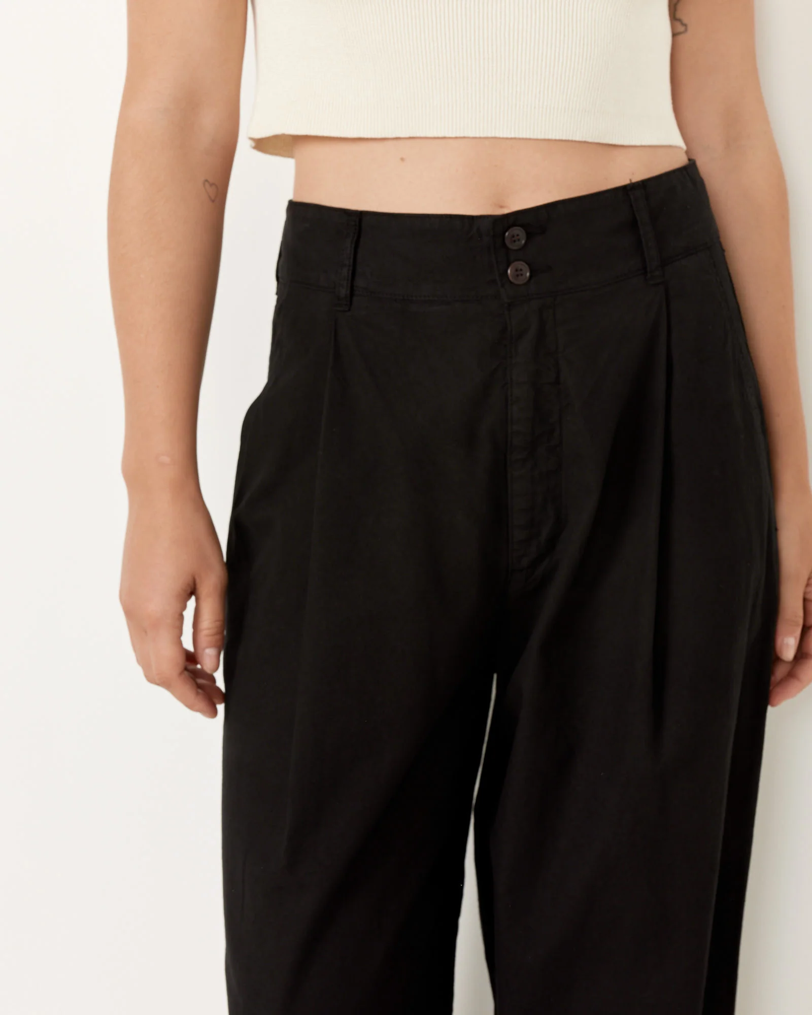 British Worker Pant in Black - Image 3