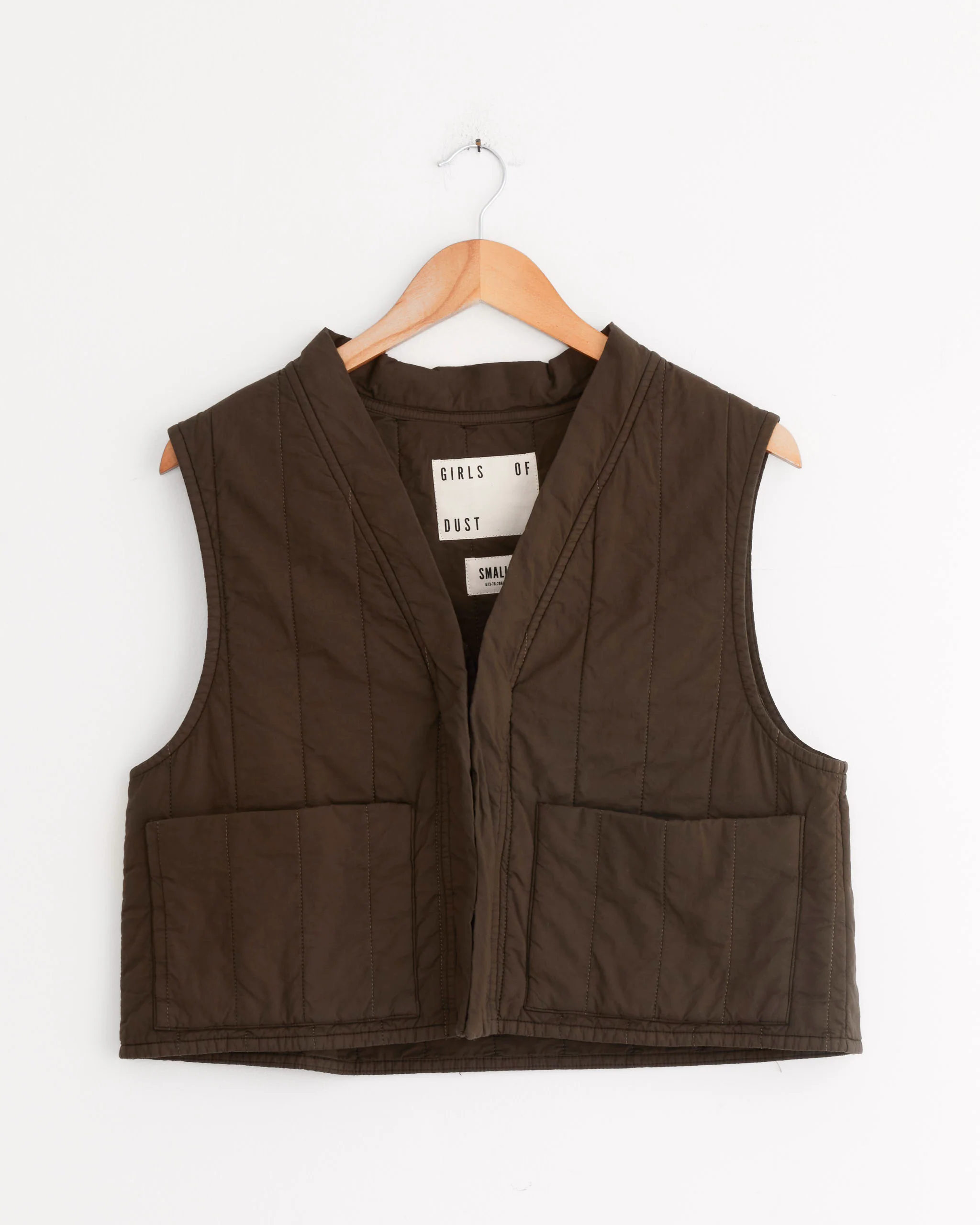 Cork Vest in Java Brown