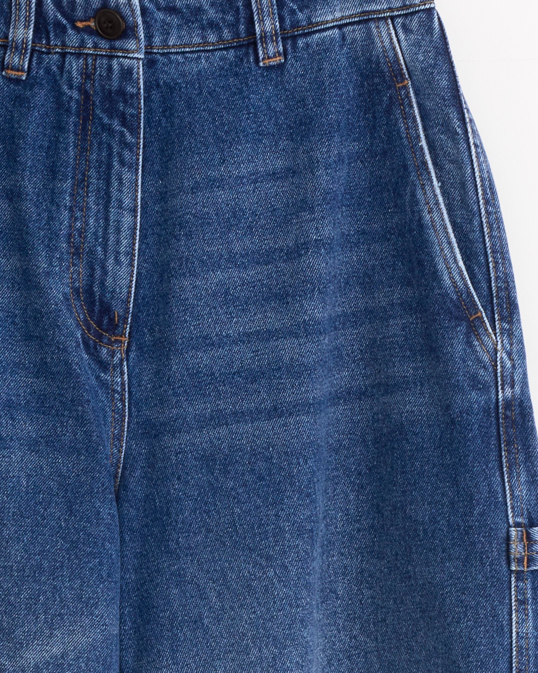 Submarine Chino in Blue Stone Washed - Image 2