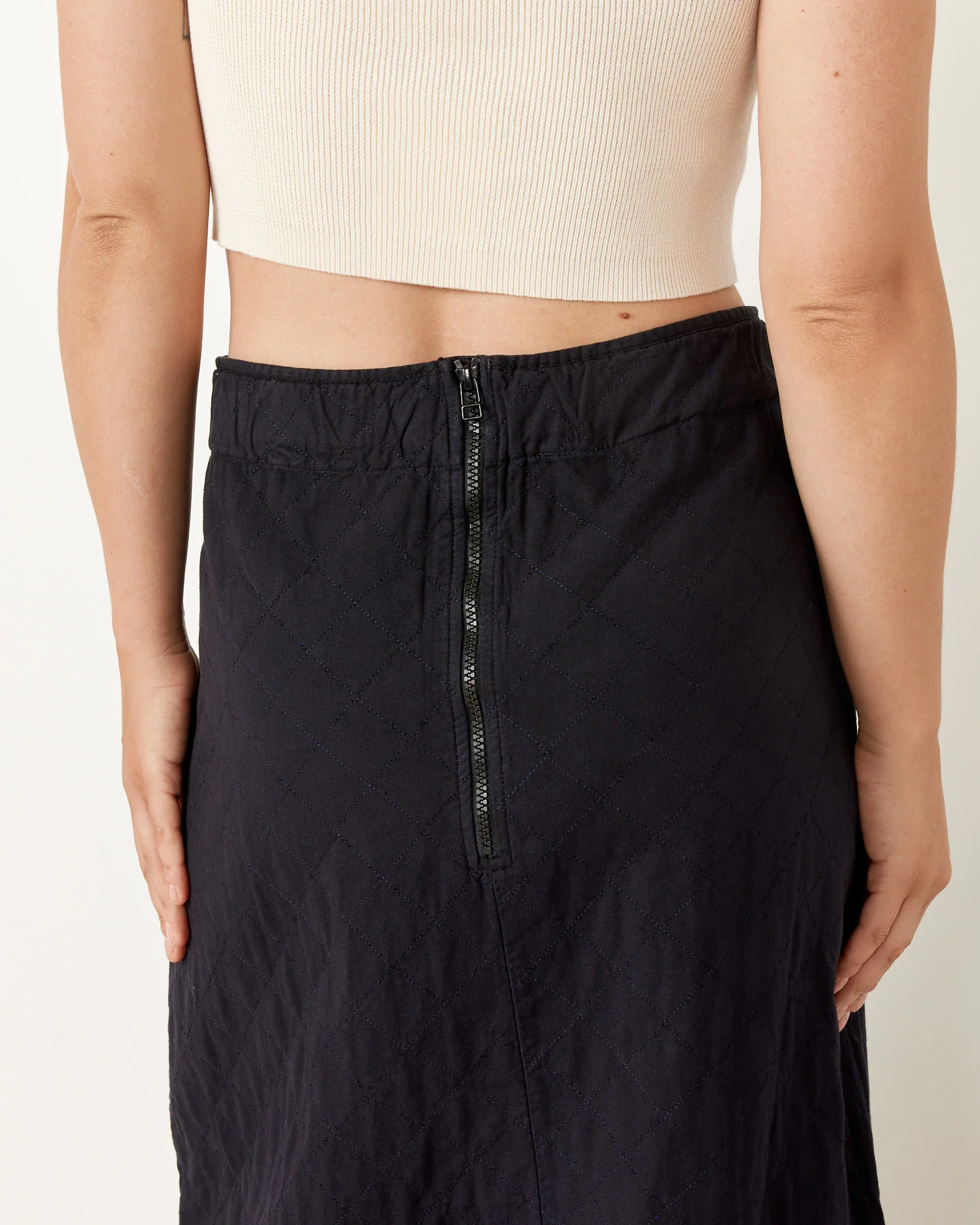 Tulip Skirt in Dark Navy - Image 4