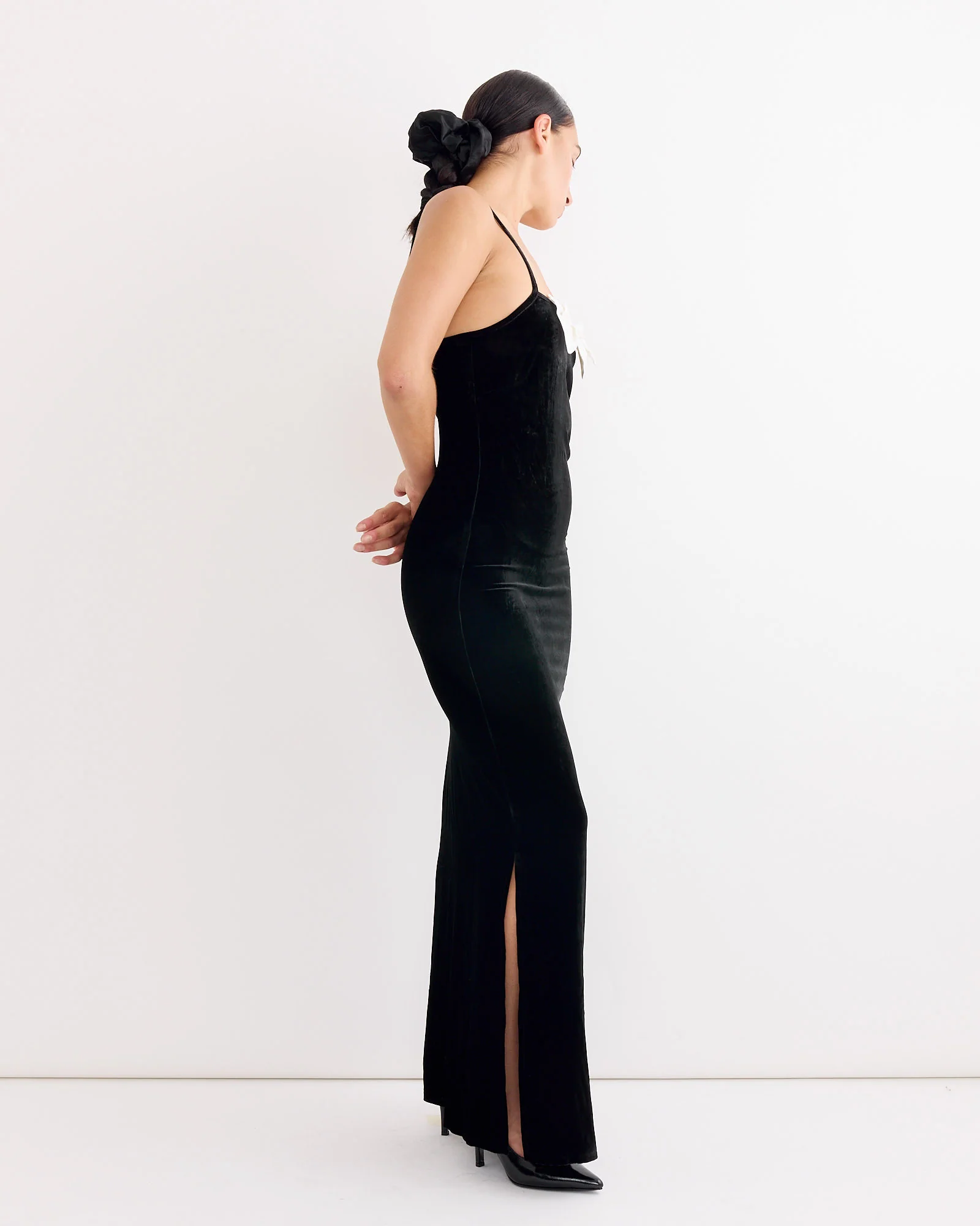 Antoinette Dress in Black/Ivory - Image 2