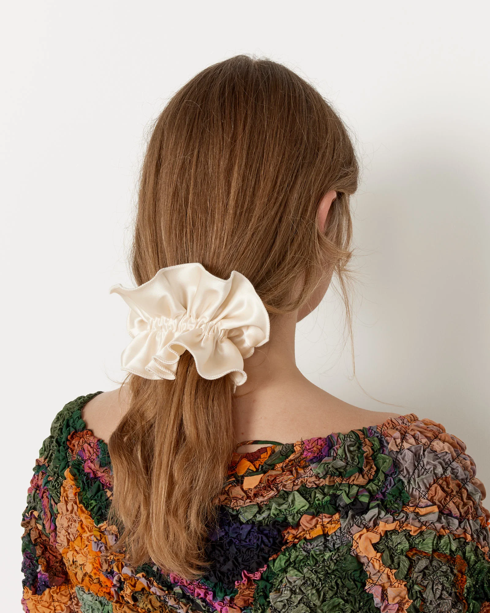 Double Frill Scrunchie - Image 2