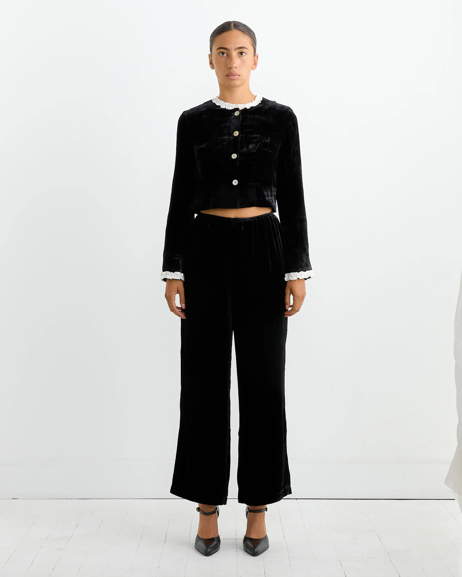 Ulla Trouser in Black - Image 2