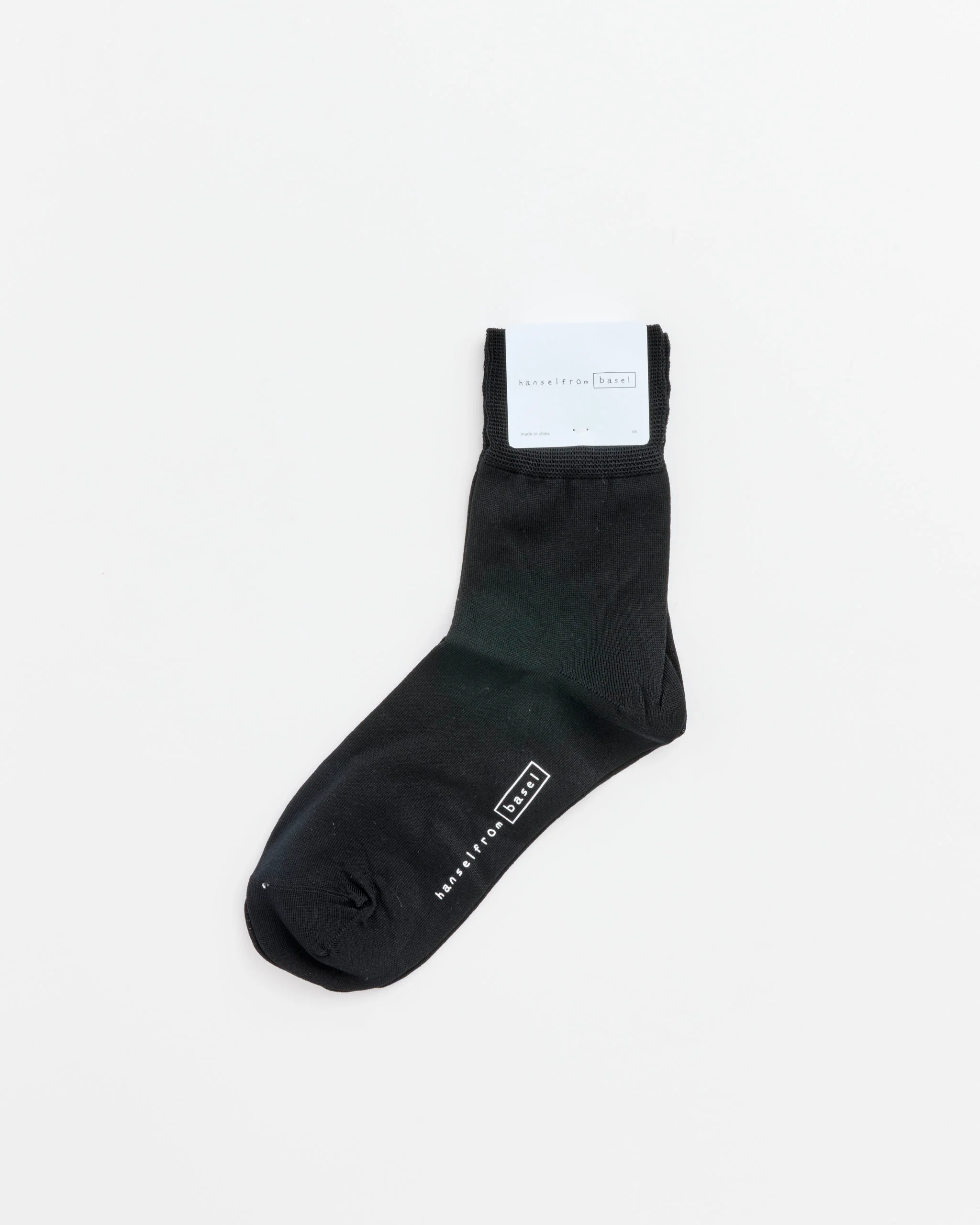 Trouser Crew Socks in Black