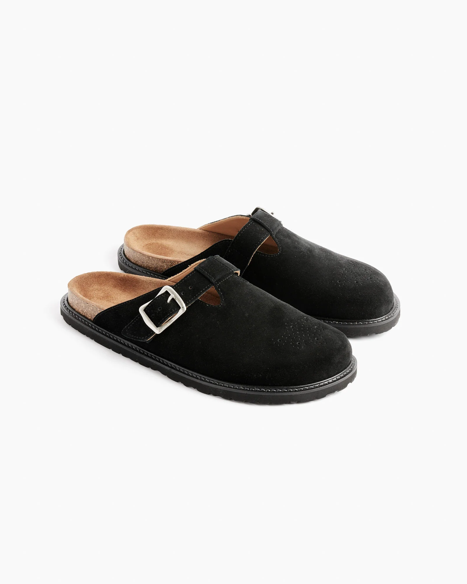 Buggs Suede Mule in Black - Image 3