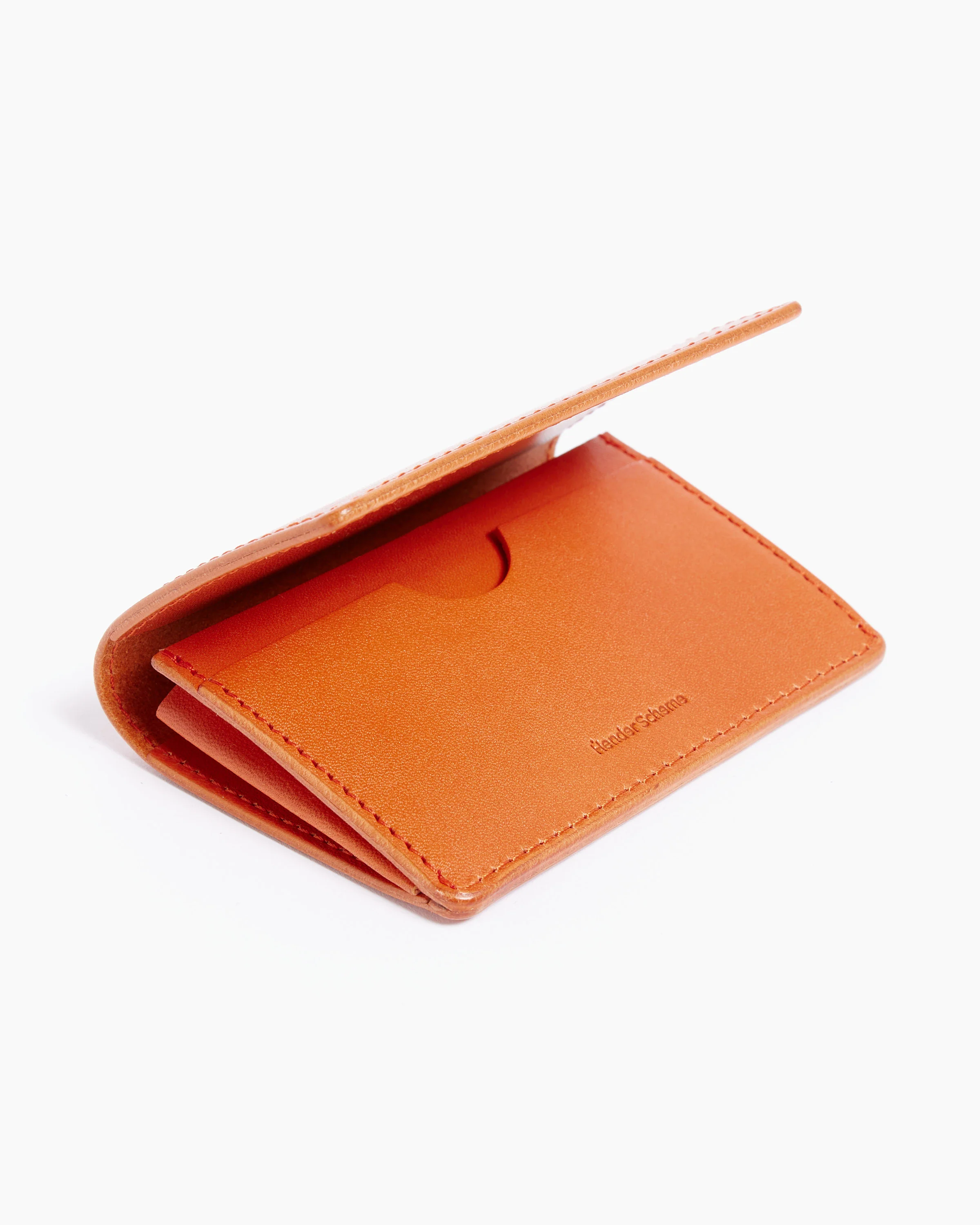 Folded Card Case in Orange - Image 2
