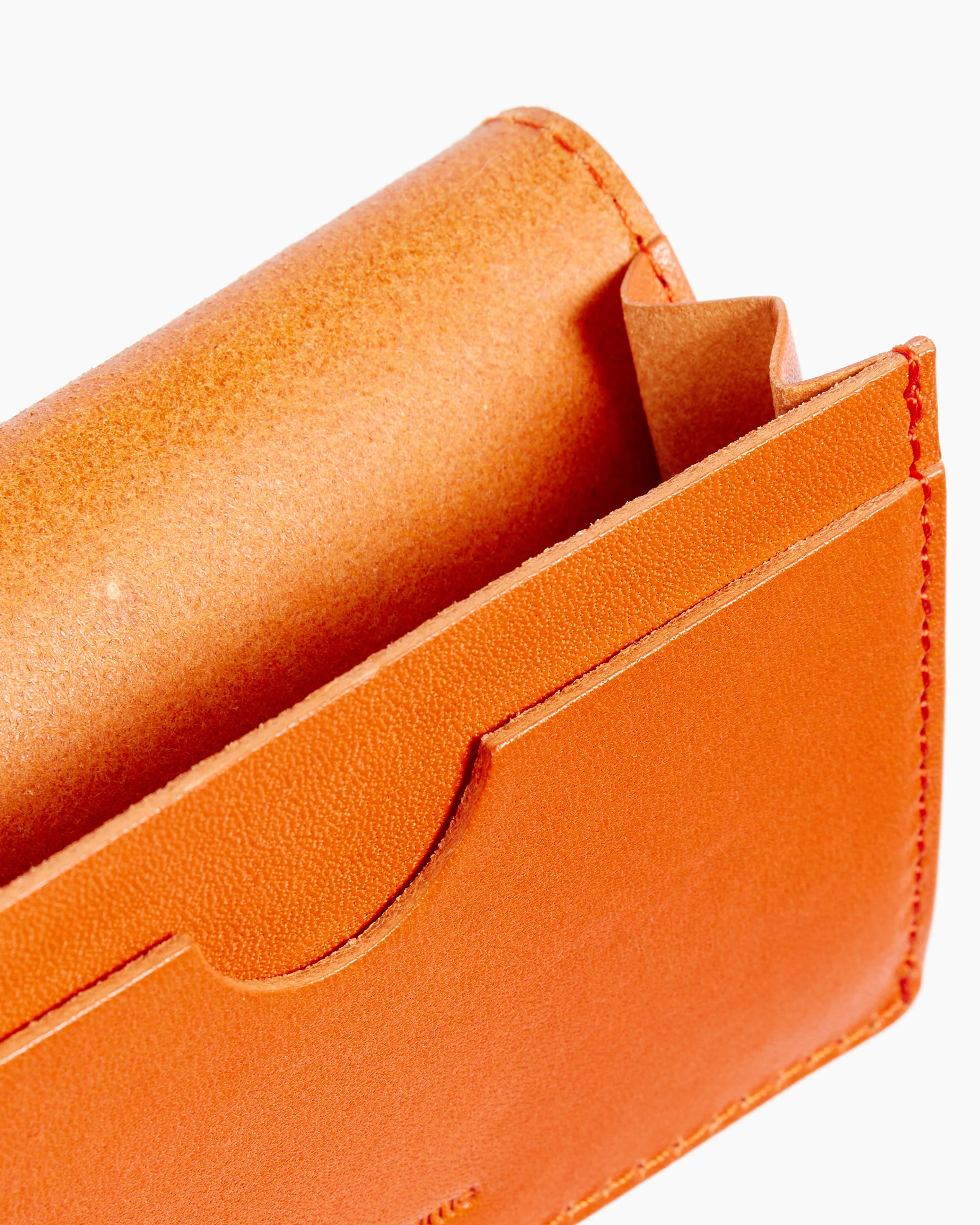 Folded Card Case in Orange - Image 3