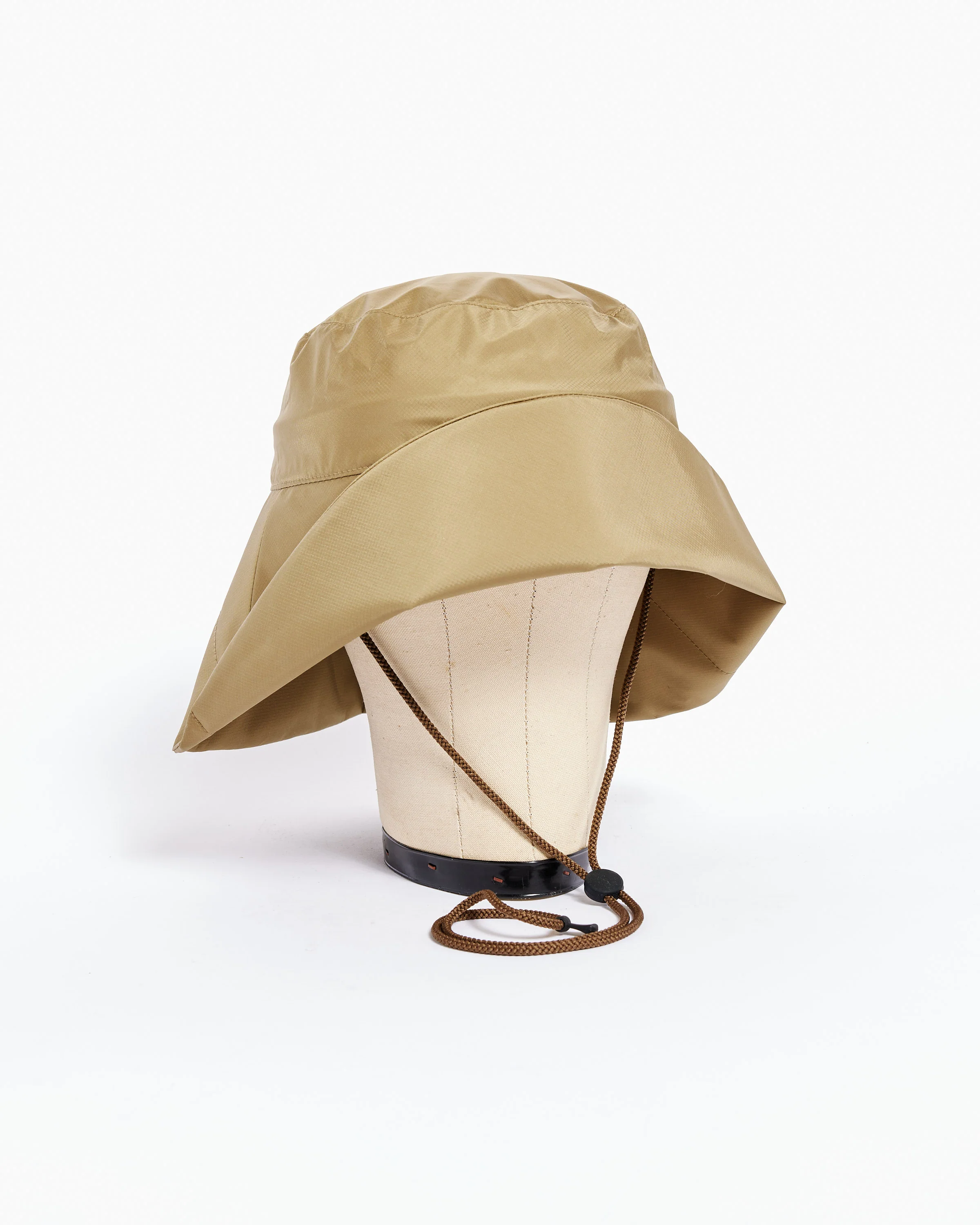 Nylon Sun Hat in Beige - Image 2