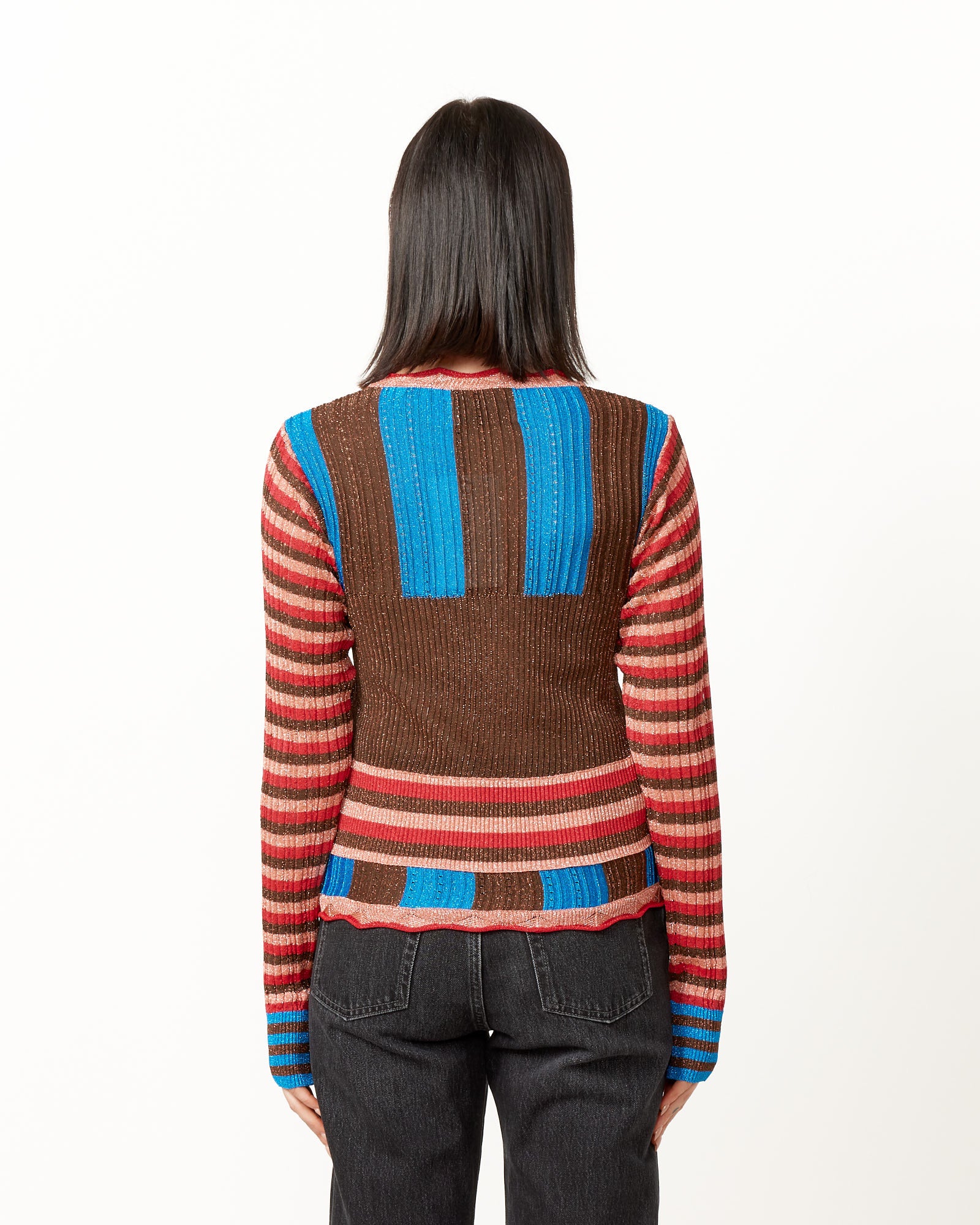 Block Knit Blouse - Image 2