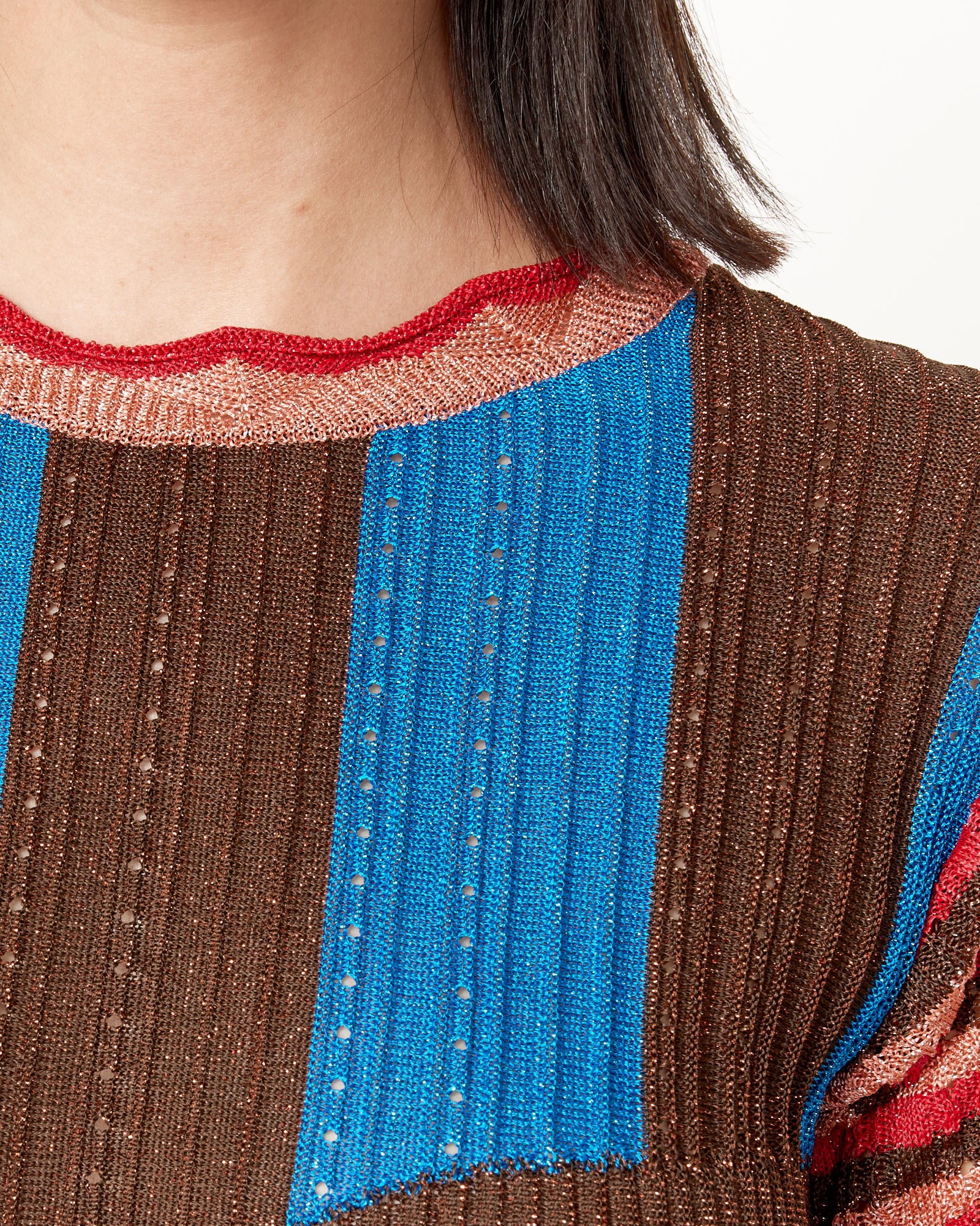Block Knit Blouse - Image 5