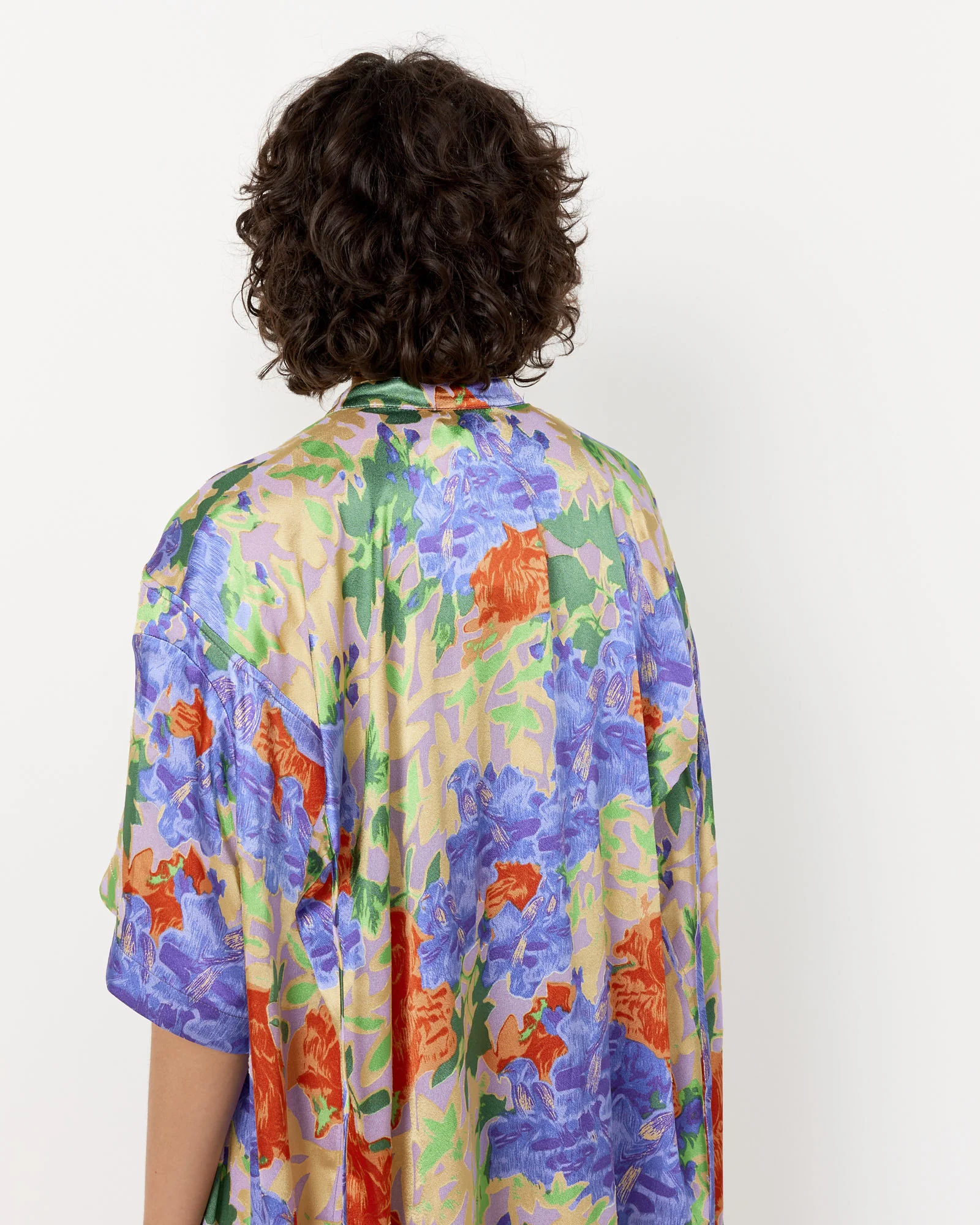 Bulkhead Dress in Multi Bird Flowers - Image 5