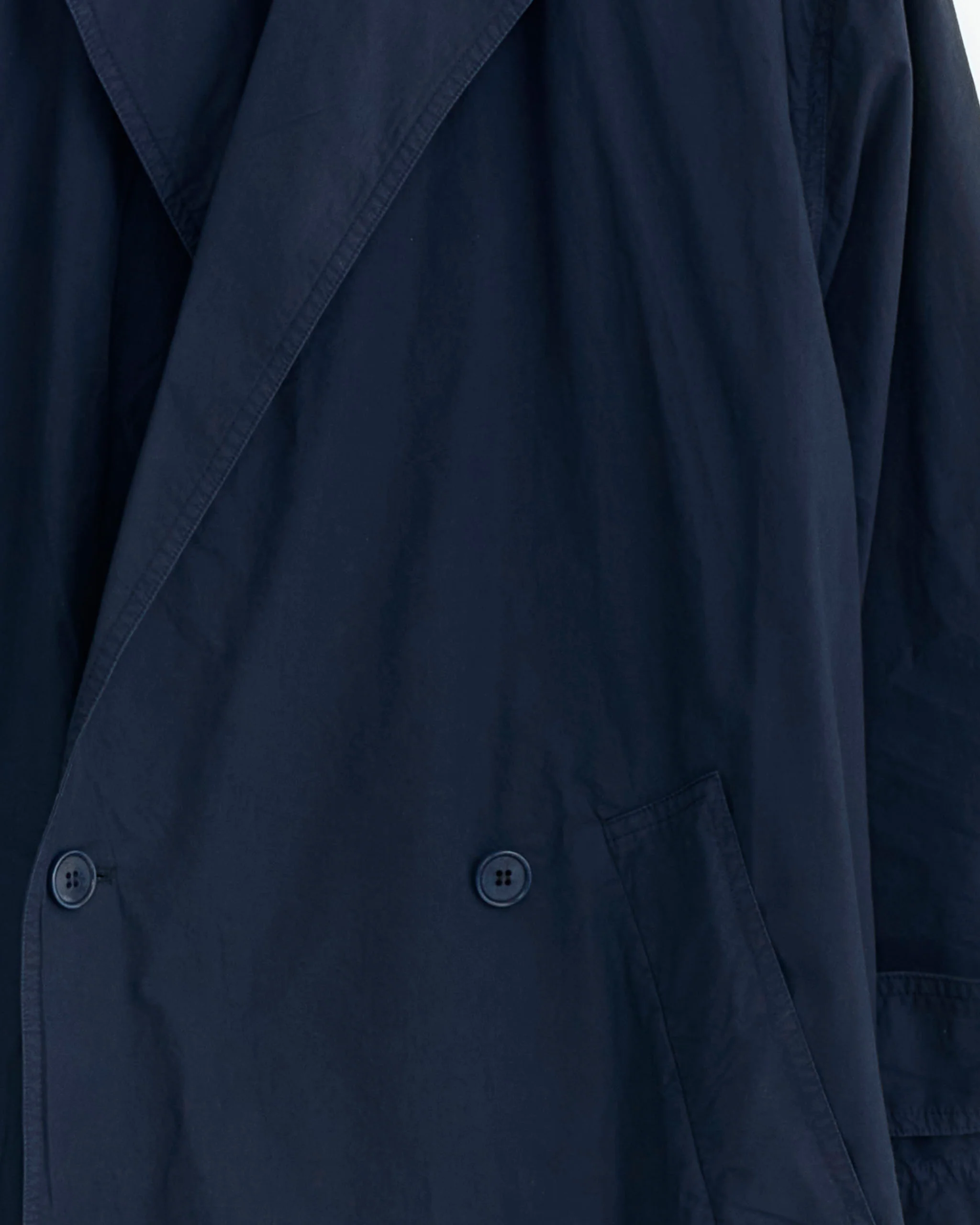 Dimout Long Coat in Navy - Image 3