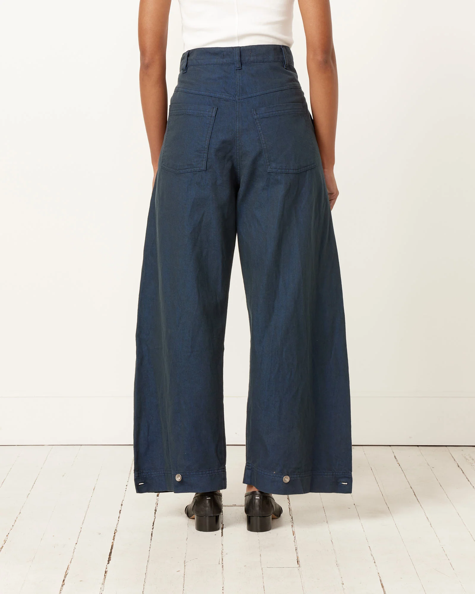 Post Denim Pant in Navy/Blue - Image 8