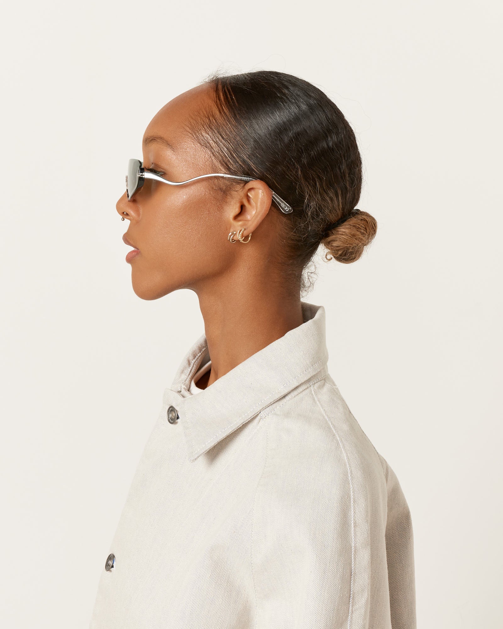 Rollo Glasses in Transparent - Image 4