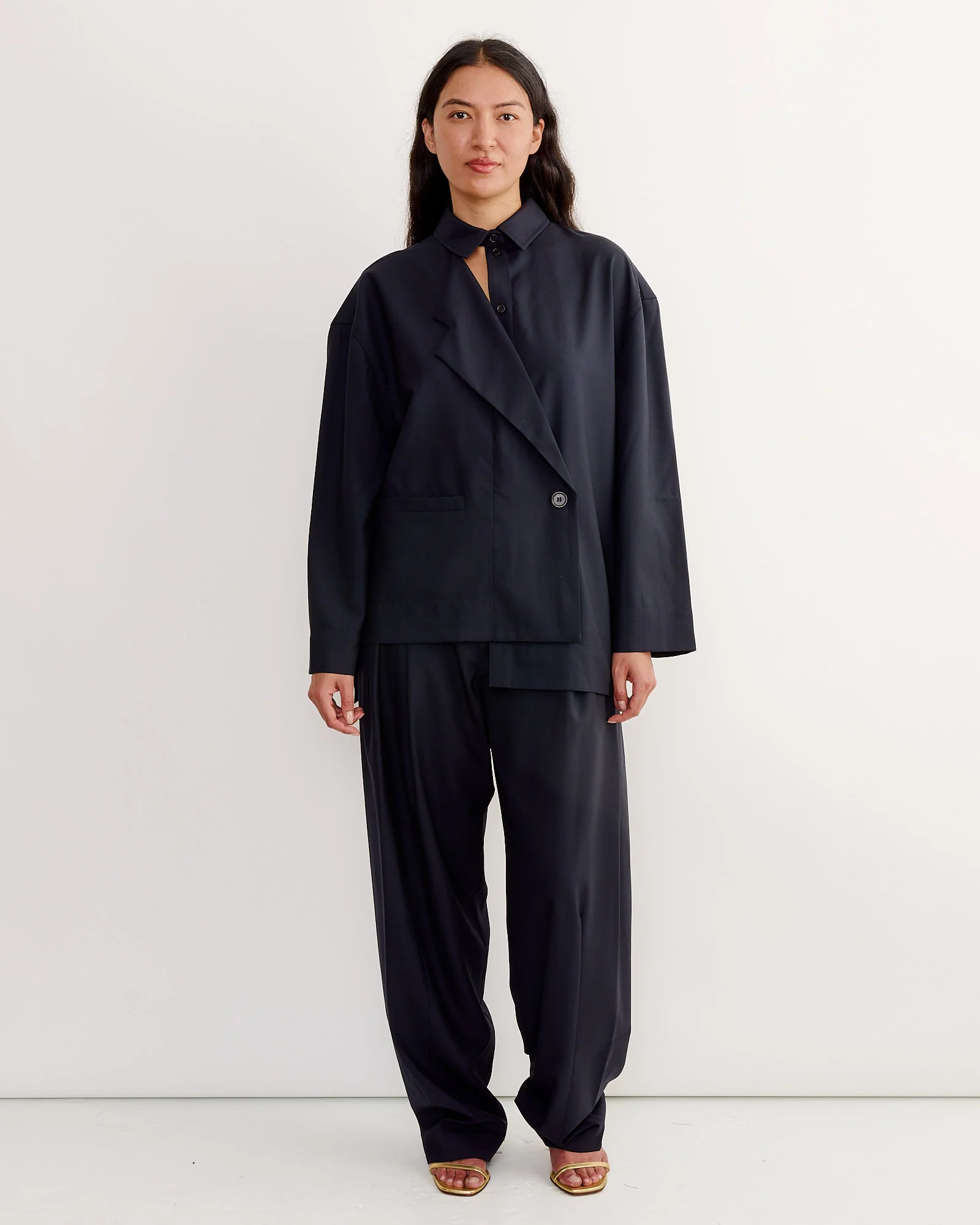 S Jacket in Tropical Navy - Image 2
