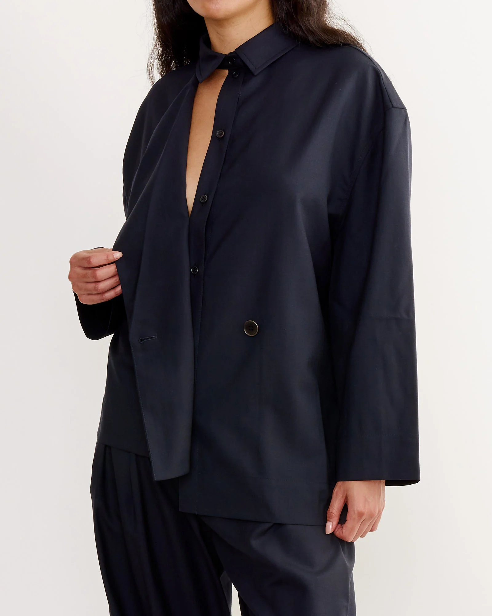 S Jacket in Tropical Navy - Image 3