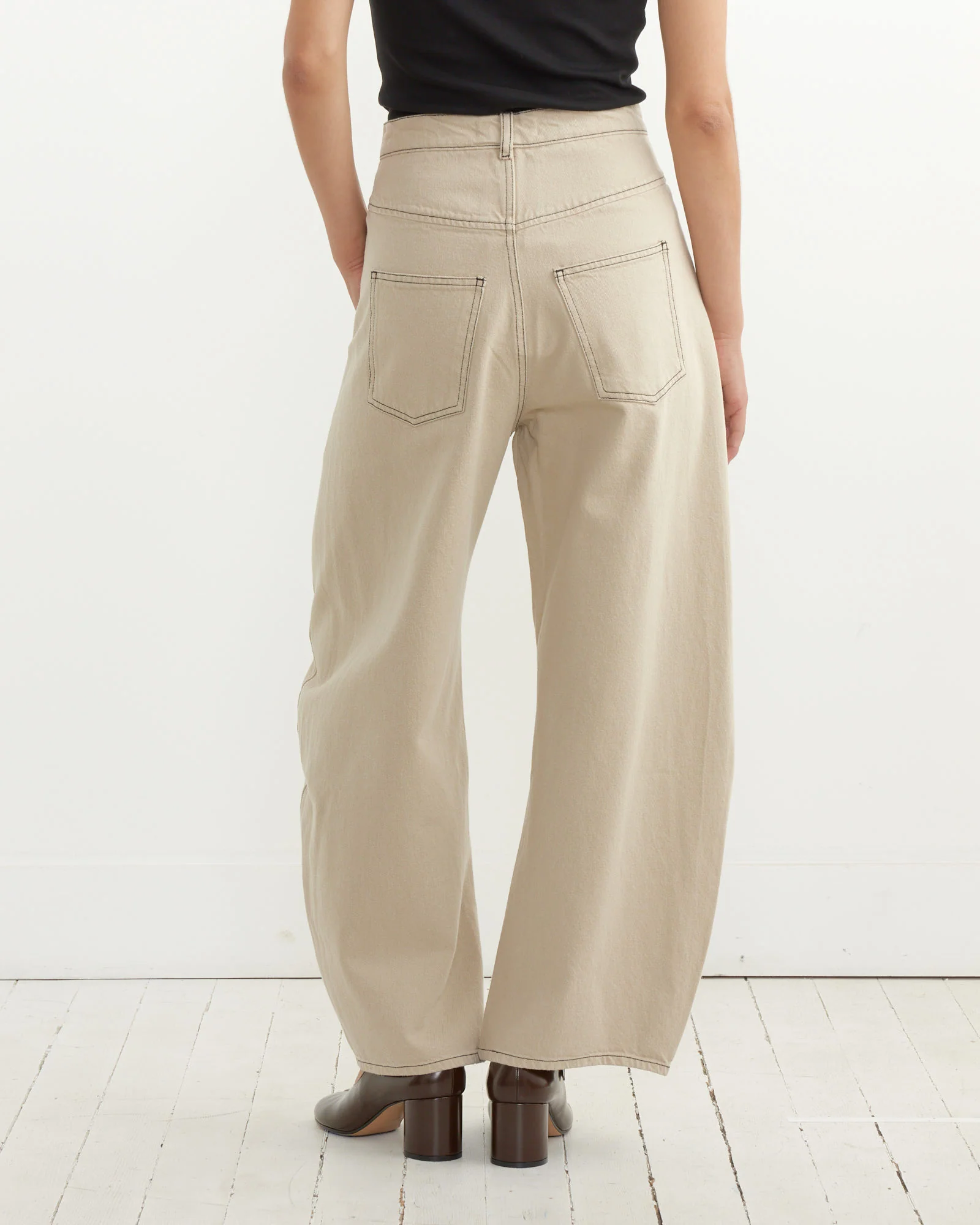 Shade Denim Pant in Tan - Image 4