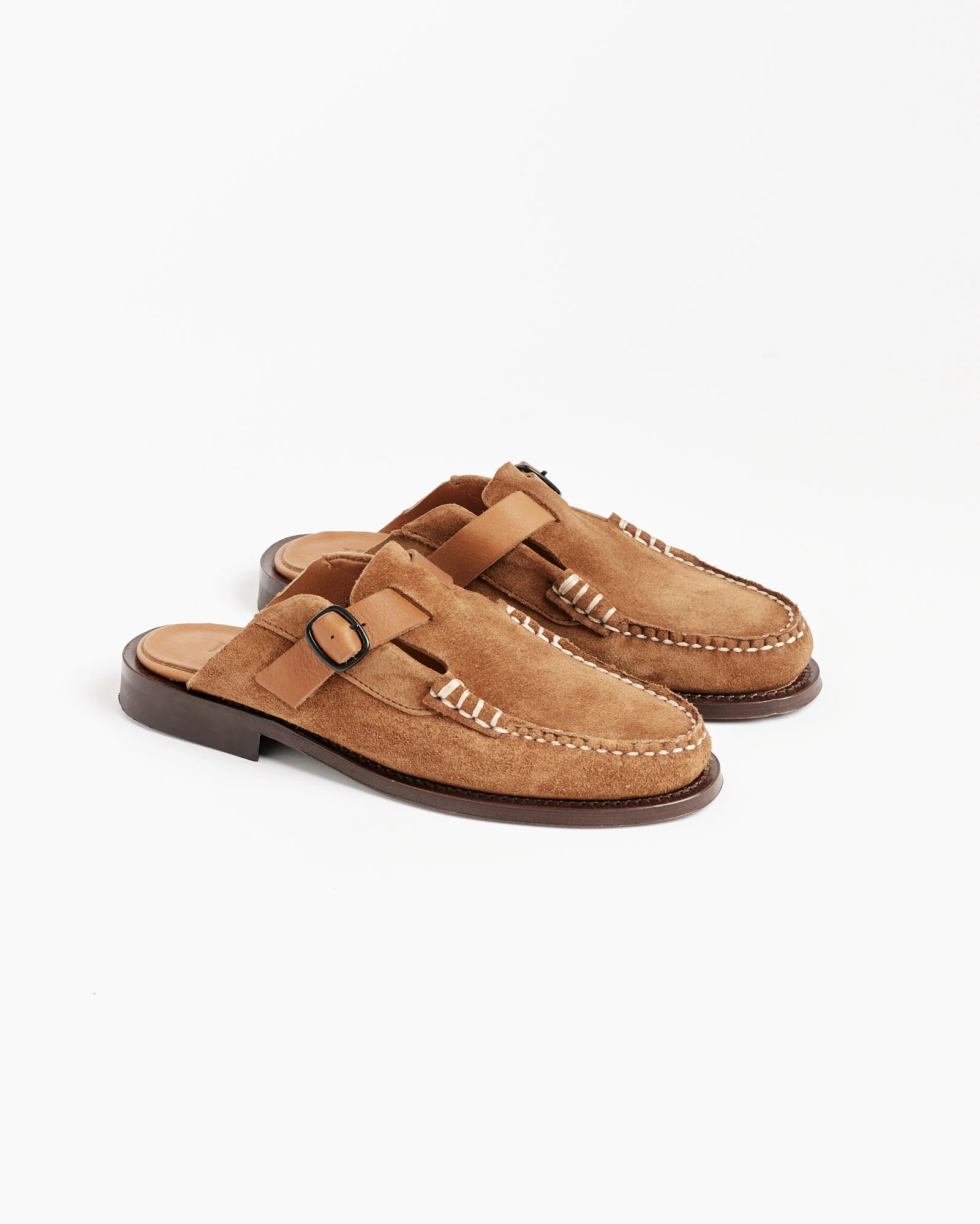 Barraca Suede Mule in Tan - Image 3