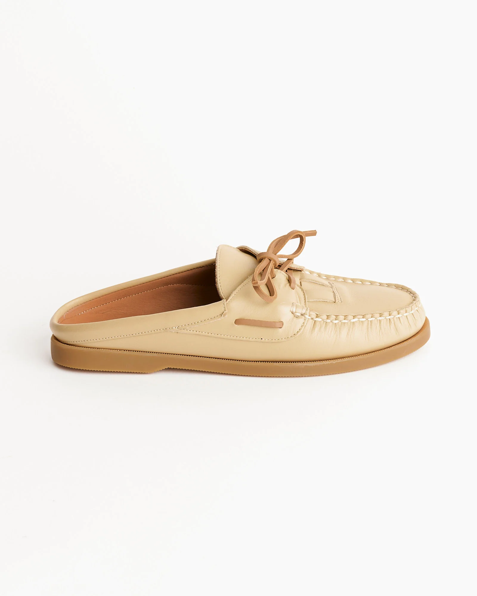 Saler Mule Nautic in Oat/Beige