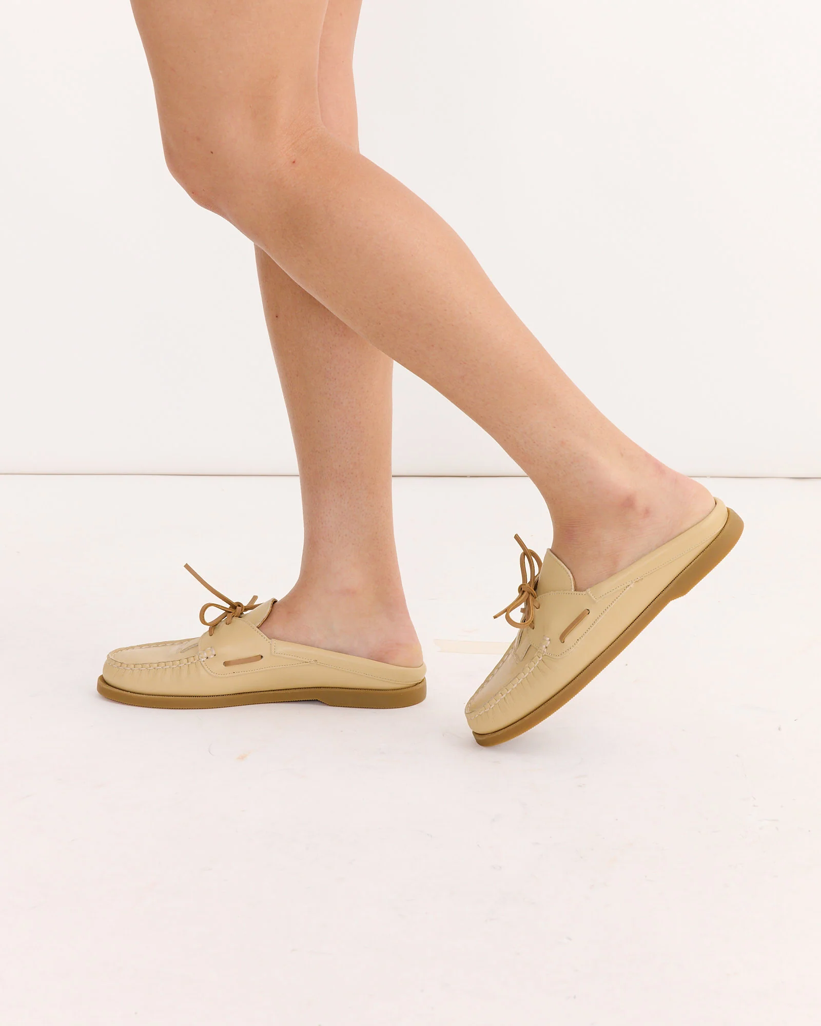 Saler Mule Nautic in Oat/Beige - Image 2