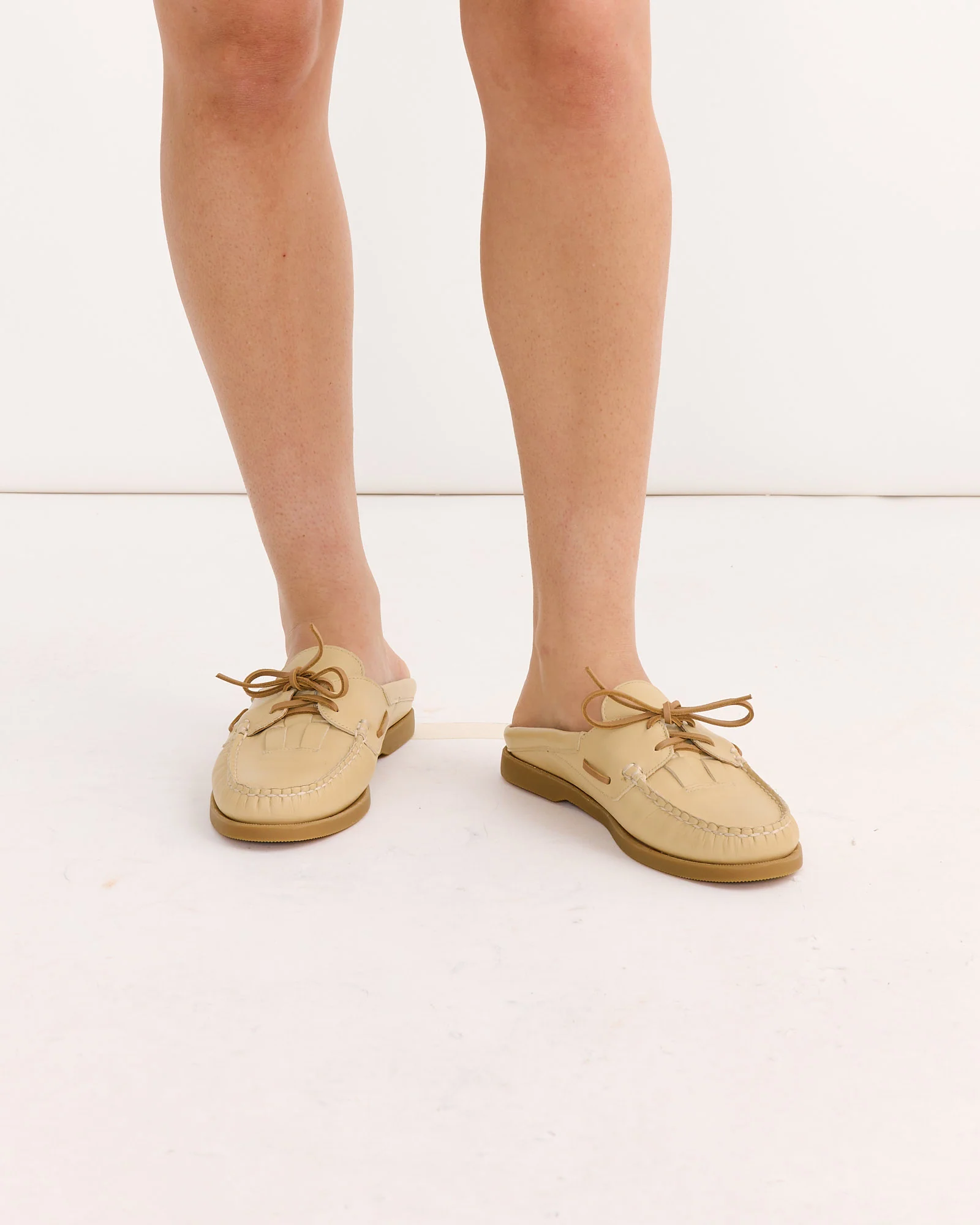Saler Mule Nautic in Oat/Beige - Image 3