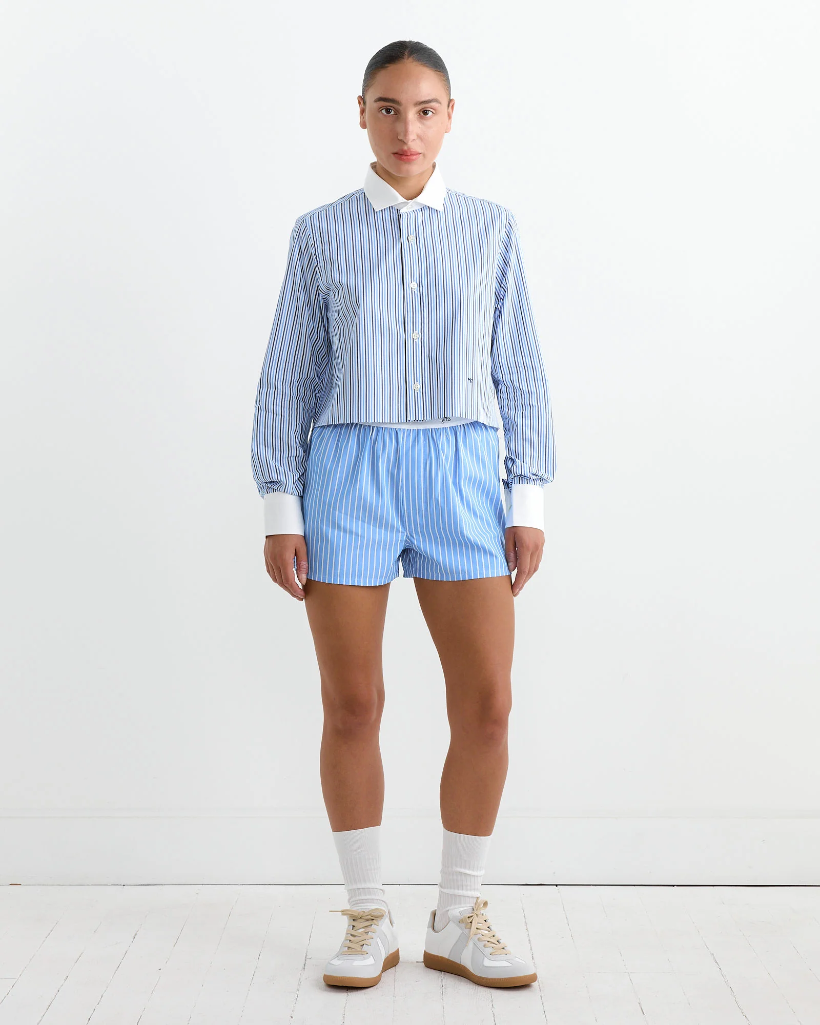 Boxer Shorts in Classic Stripe - Image 2